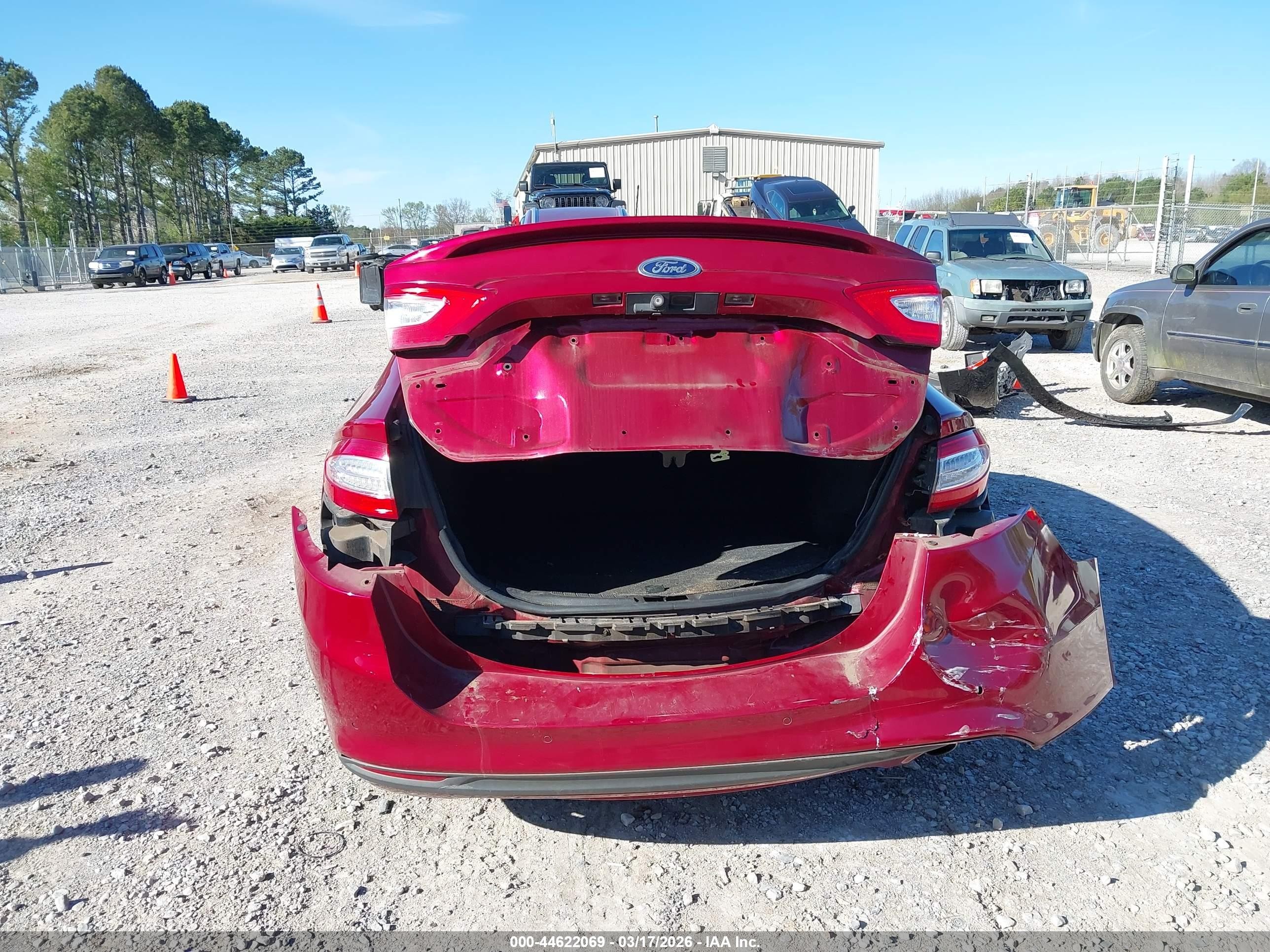 2015 Ford Fusion Se Red vin: 3FA6P0H74FR199124
