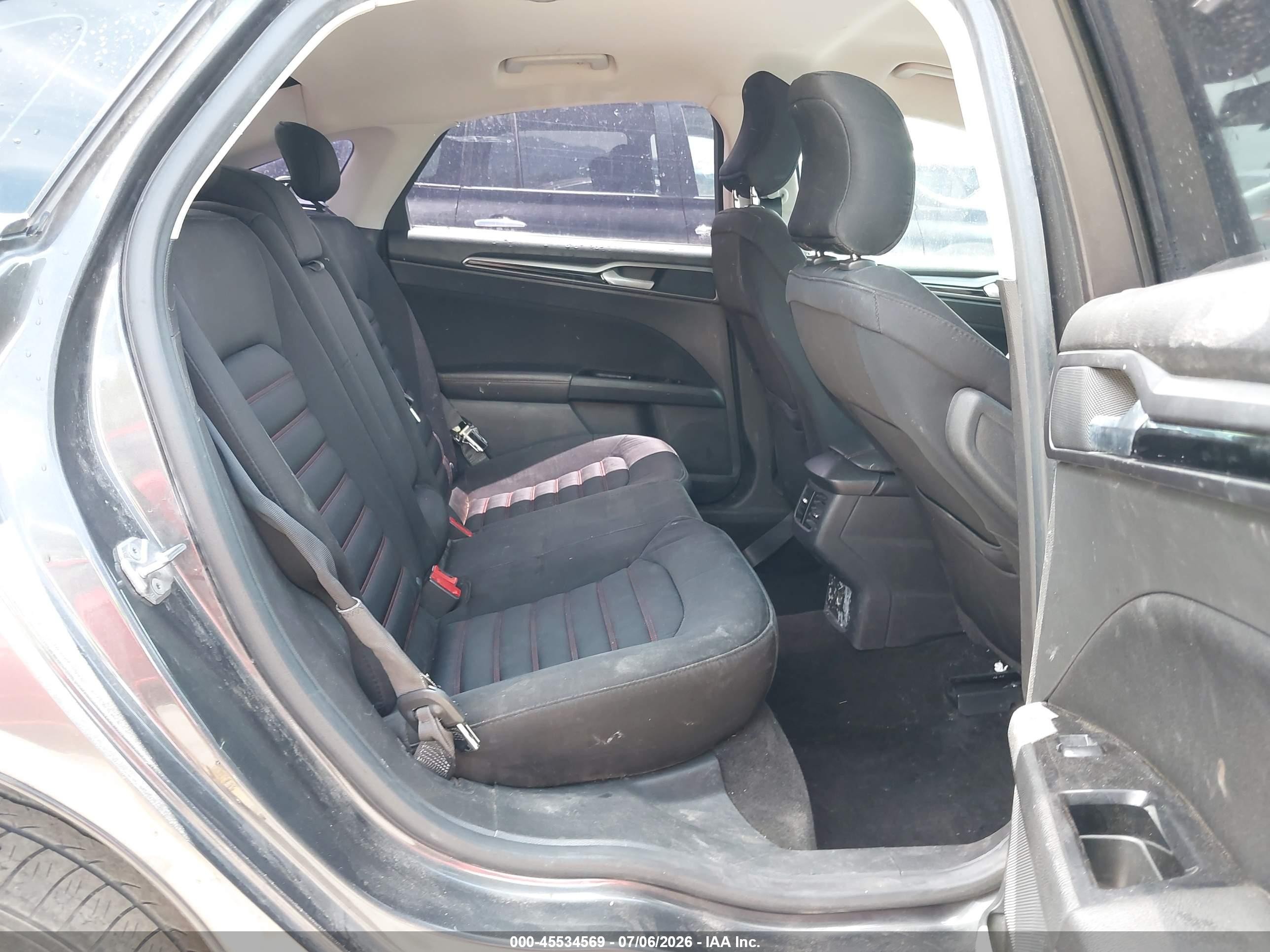 2015 Ford Fusion Se Gray vin: 3FA6P0H74FR199916