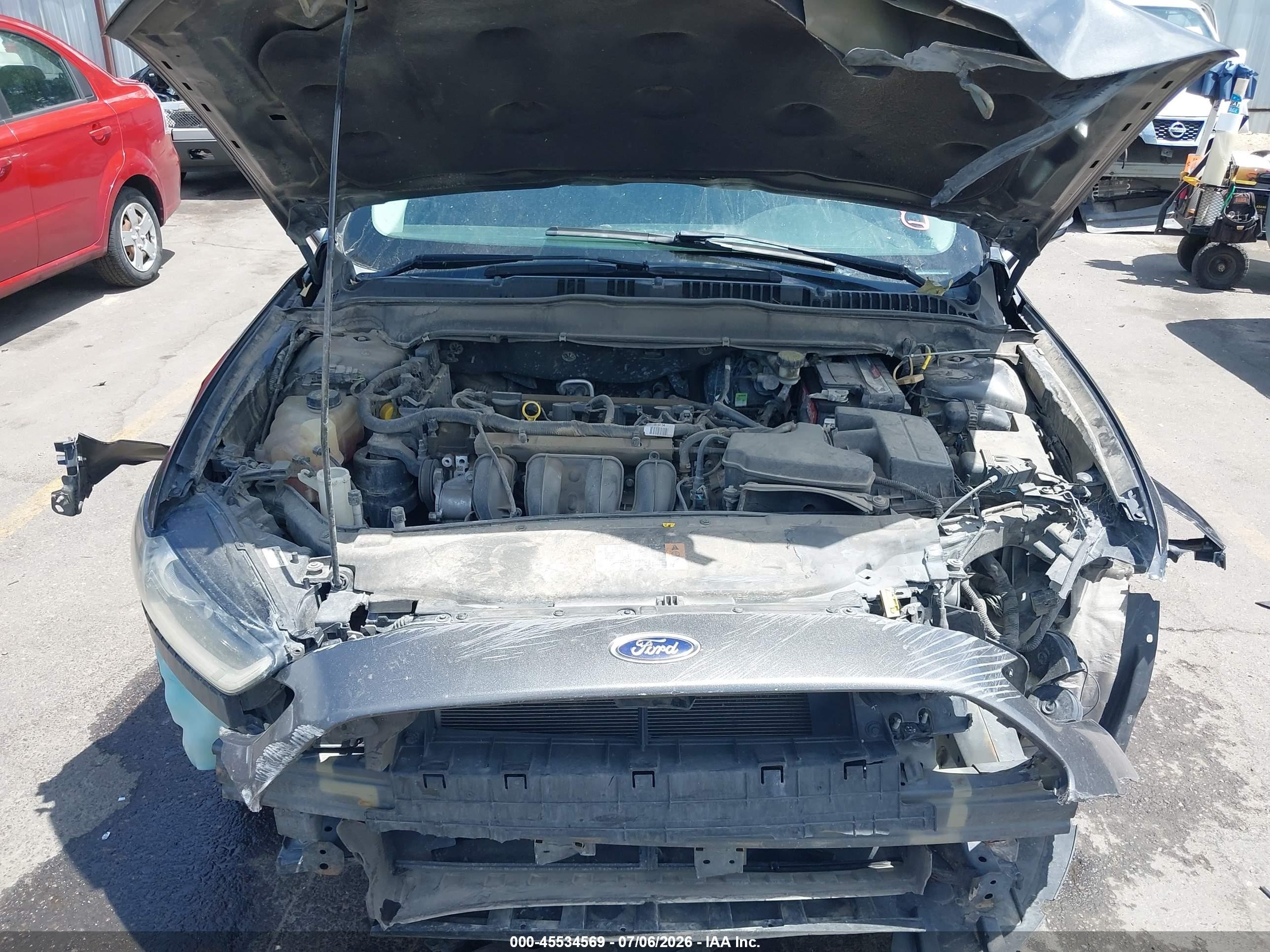 2015 Ford Fusion Se Gray vin: 3FA6P0H74FR199916