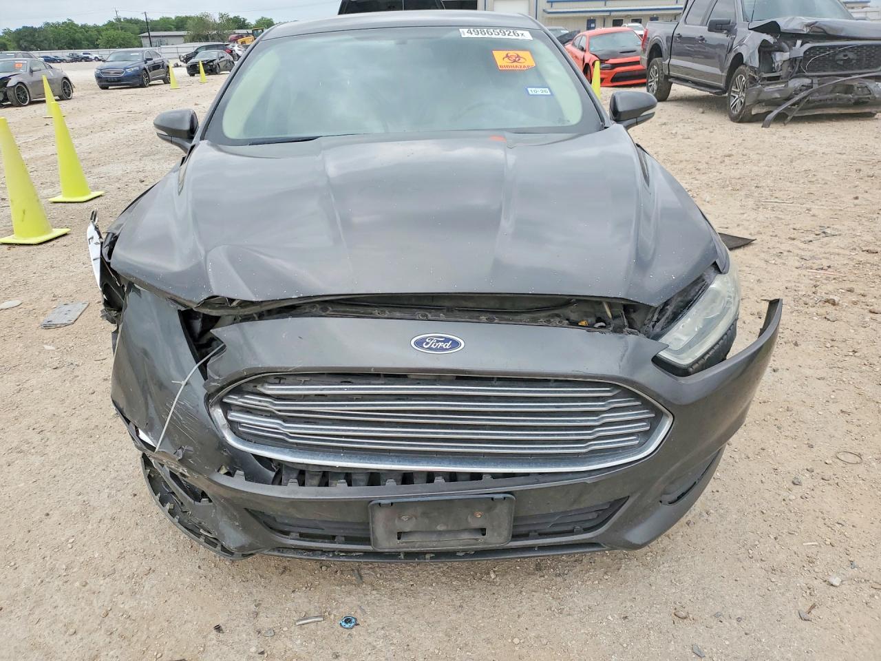 2015 Ford Fusion Se Gray vin: 3FA6P0H74FR205729