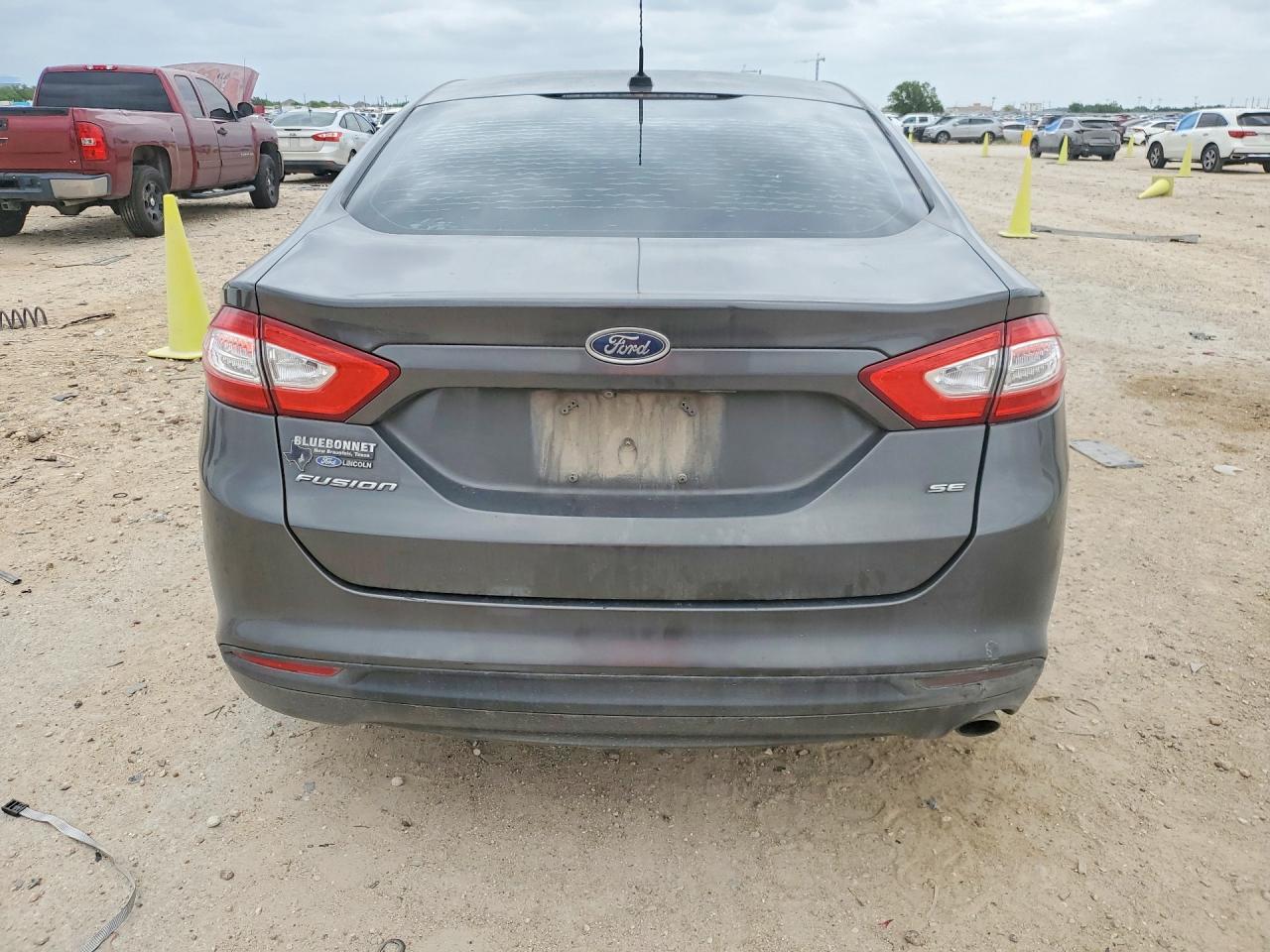 2015 Ford Fusion Se Gray vin: 3FA6P0H74FR205729