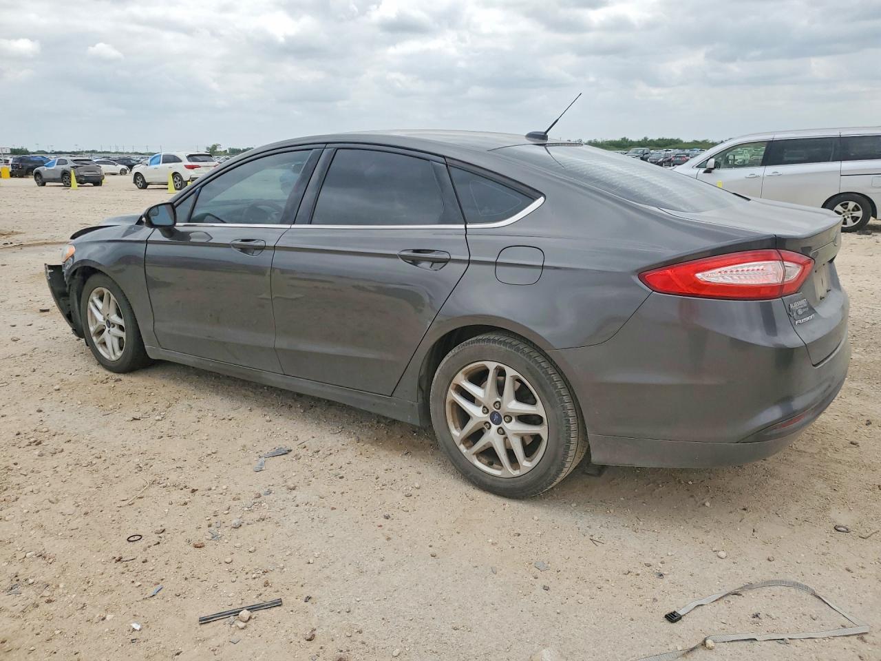 2015 Ford Fusion Se Gray vin: 3FA6P0H74FR205729