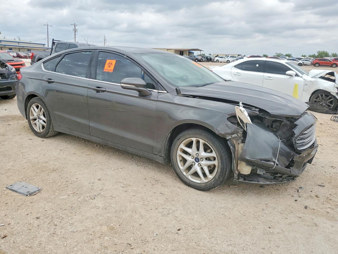2015 Ford Fusion Se Gray vin: 3FA6P0H74FR205729