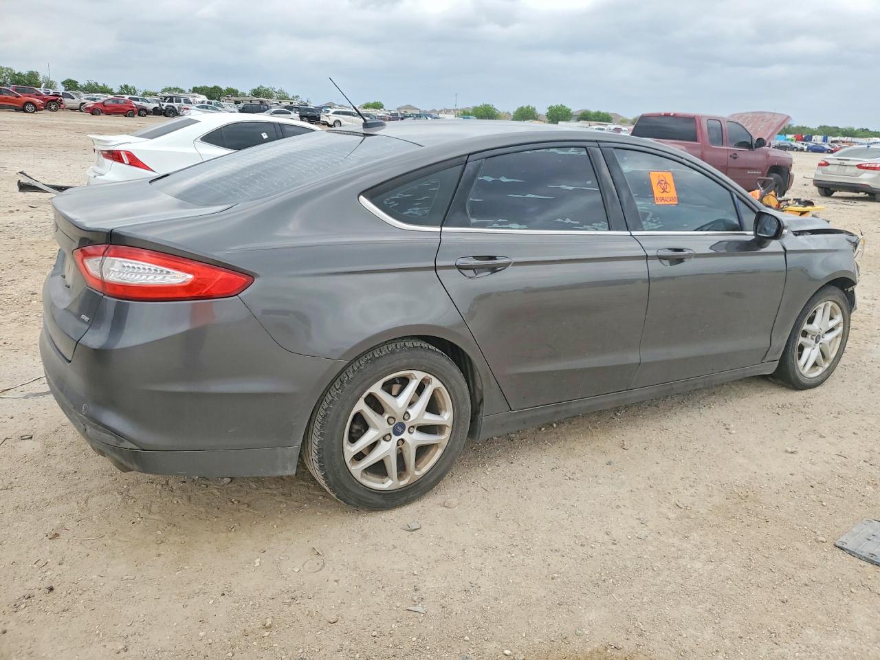 2015 Ford Fusion Se Gray vin: 3FA6P0H74FR205729