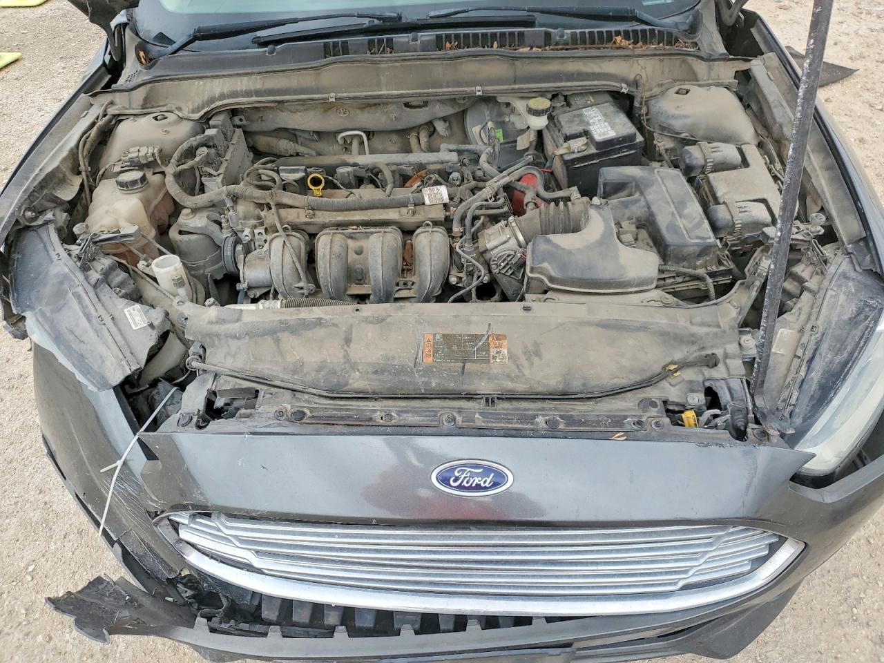 2015 Ford Fusion Se Gray vin: 3FA6P0H74FR205729