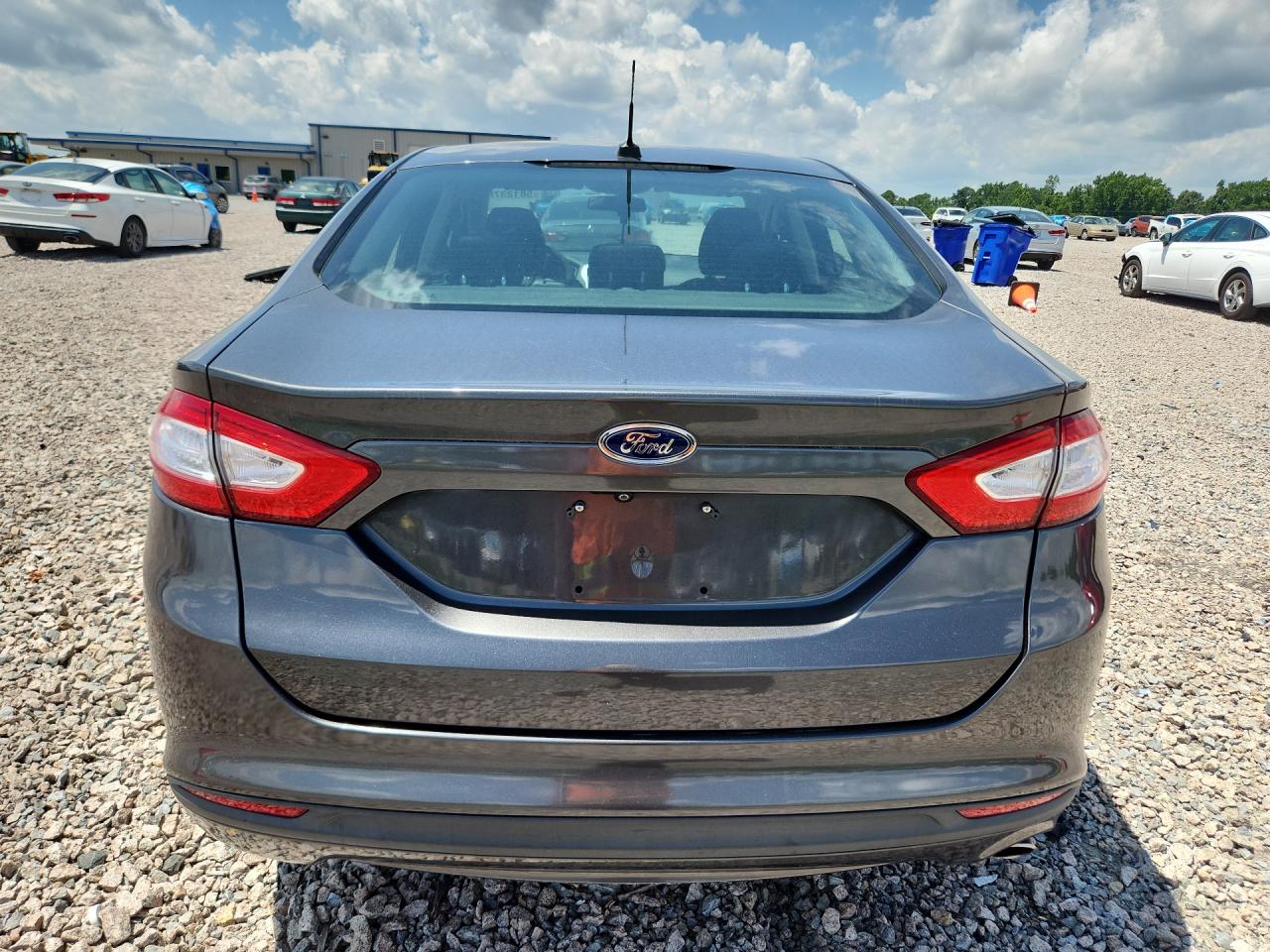 2015 Ford Fusion Se Gray vin: 3FA6P0H74FR214947