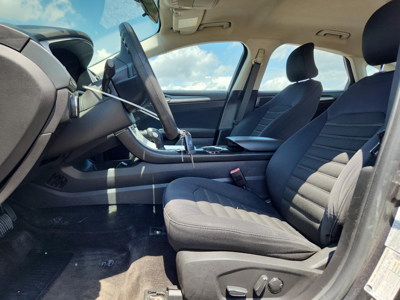 2015 Ford Fusion Se Gray vin: 3FA6P0H74FR214947