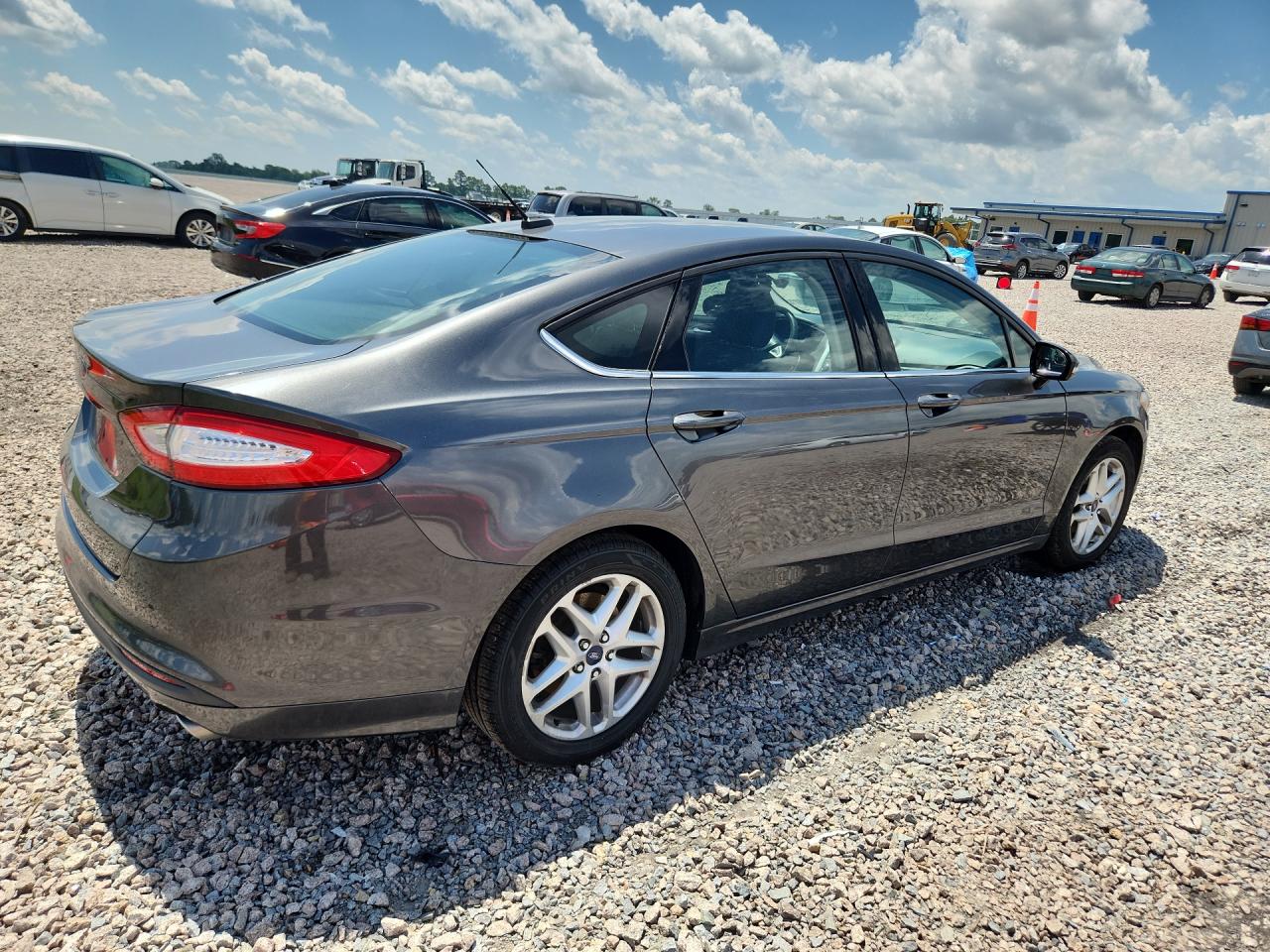 2015 Ford Fusion Se Gray vin: 3FA6P0H74FR214947