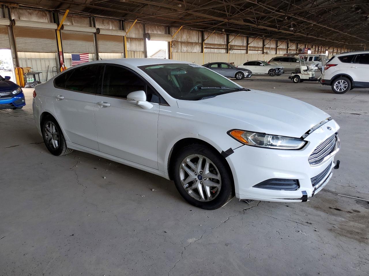 2015 Ford Fusion Se White vin: 3FA6P0H74FR226290