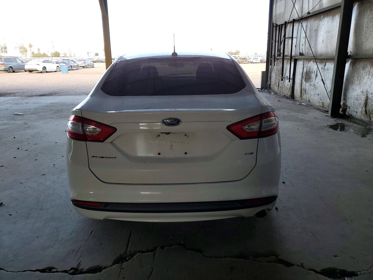 2015 Ford Fusion Se White vin: 3FA6P0H74FR226290