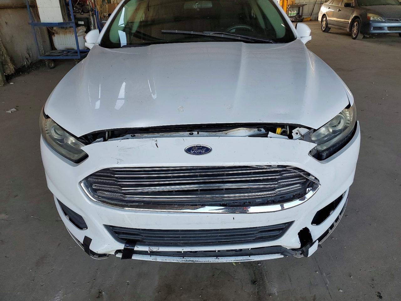 2015 Ford Fusion Se White vin: 3FA6P0H74FR226290