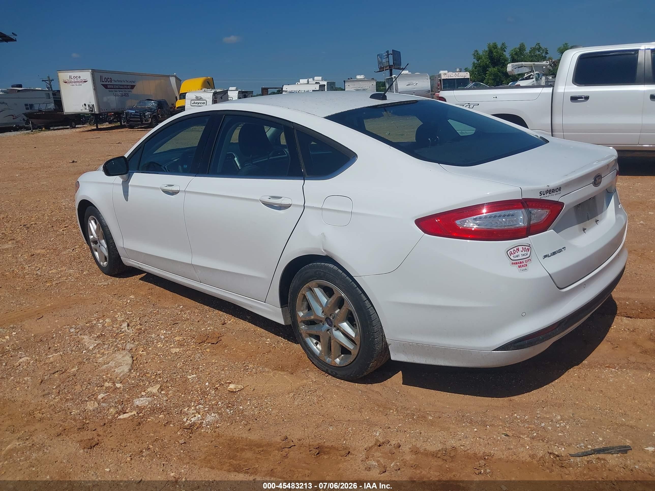 2015 Ford Fusion Se Белый vin: 3FA6P0H74FR231439