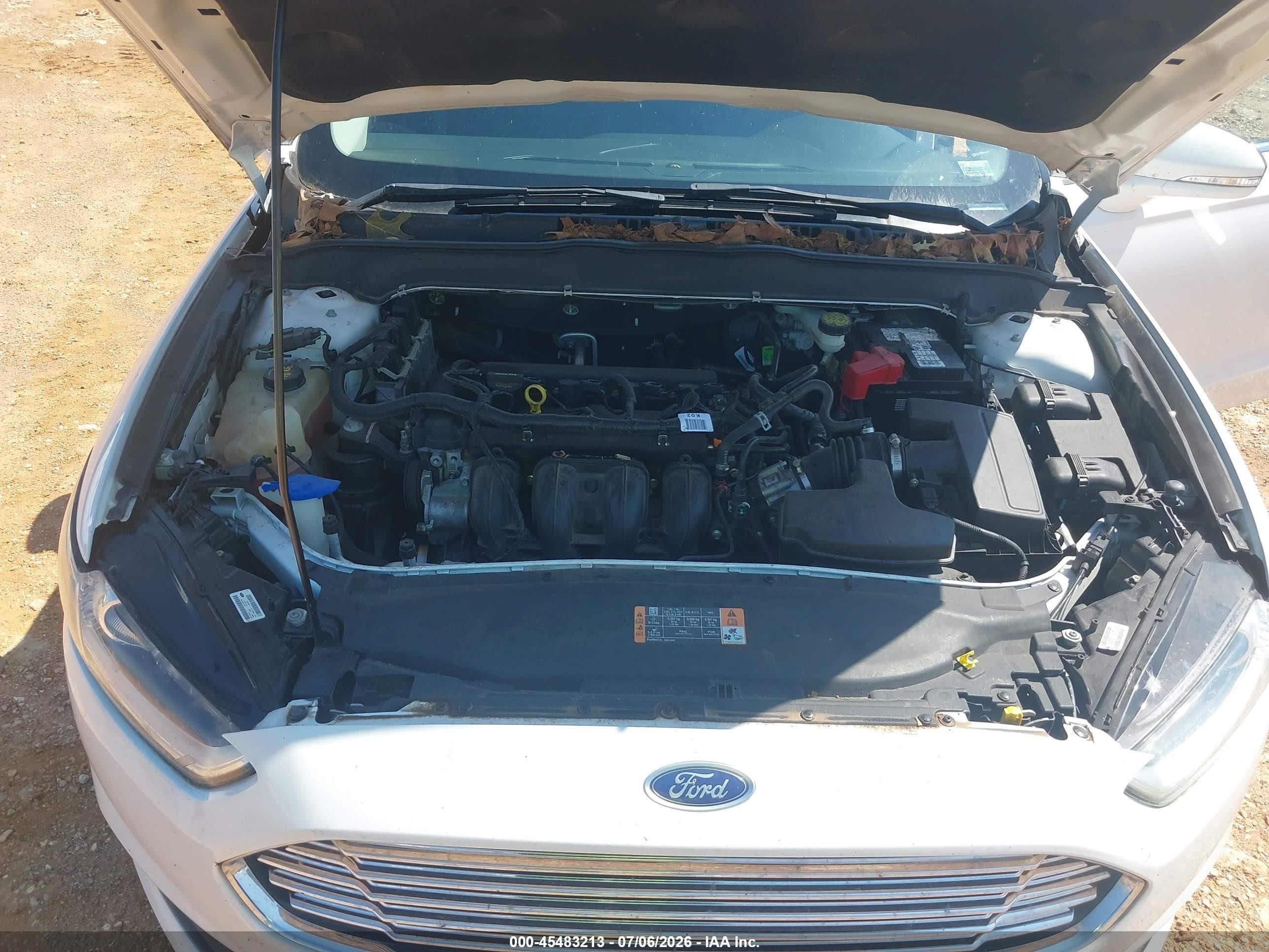 2015 Ford Fusion Se Белый vin: 3FA6P0H74FR231439