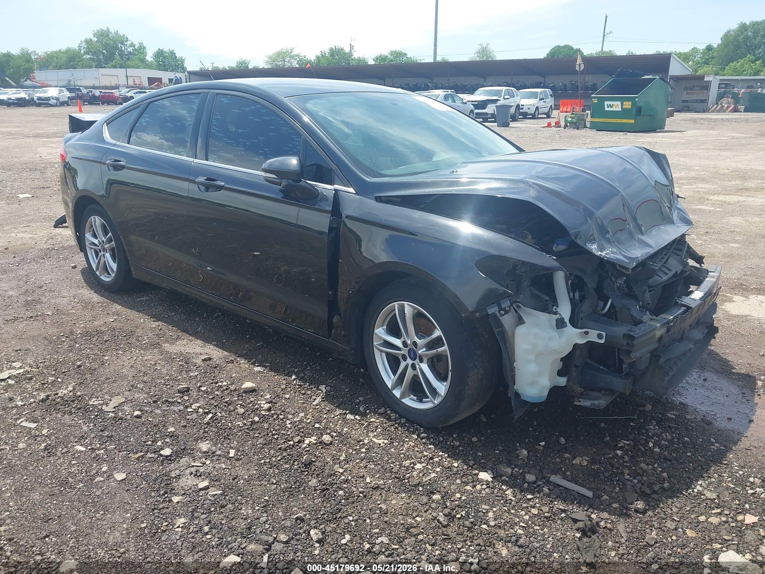 2015 Ford Fusion Se Black vin: 3FA6P0H74FR232526