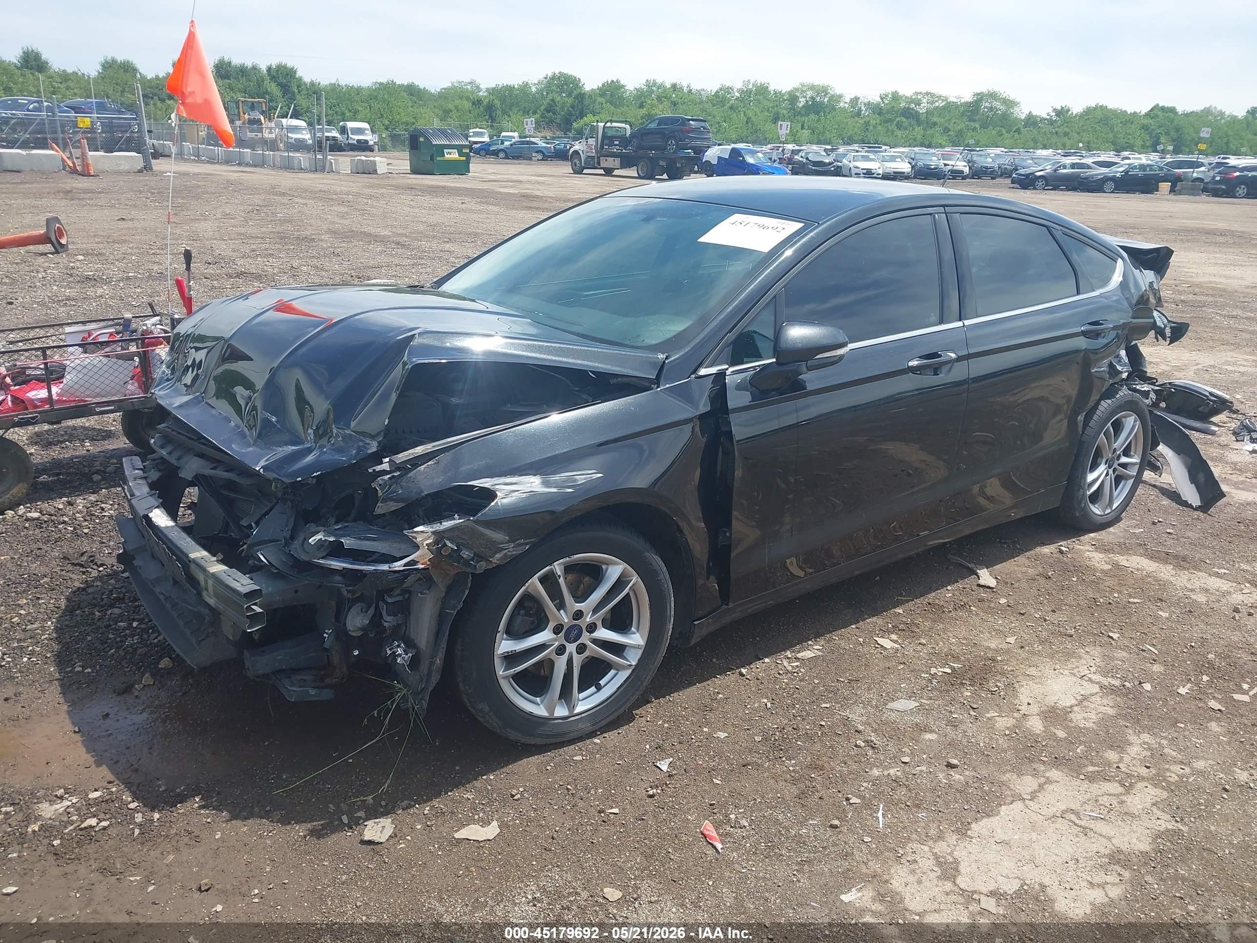 2015 Ford Fusion Se Black vin: 3FA6P0H74FR232526