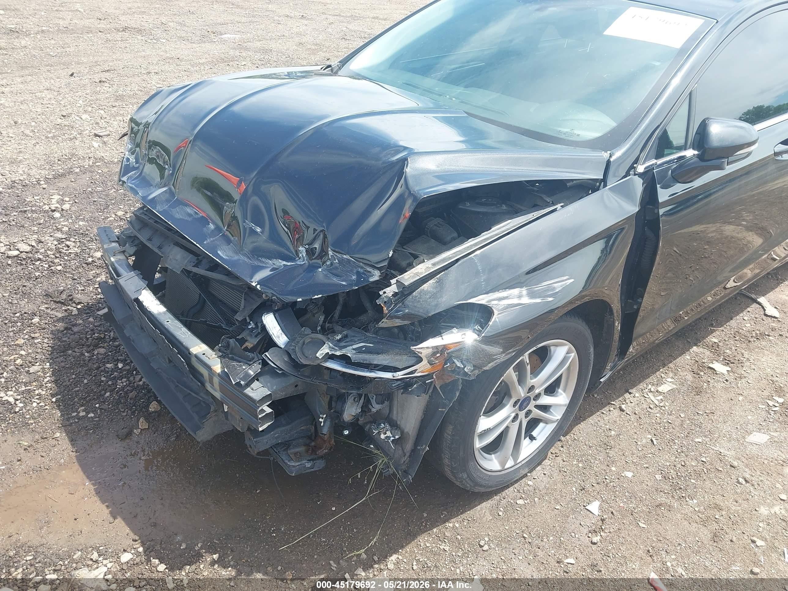 2015 Ford Fusion Se Black vin: 3FA6P0H74FR232526