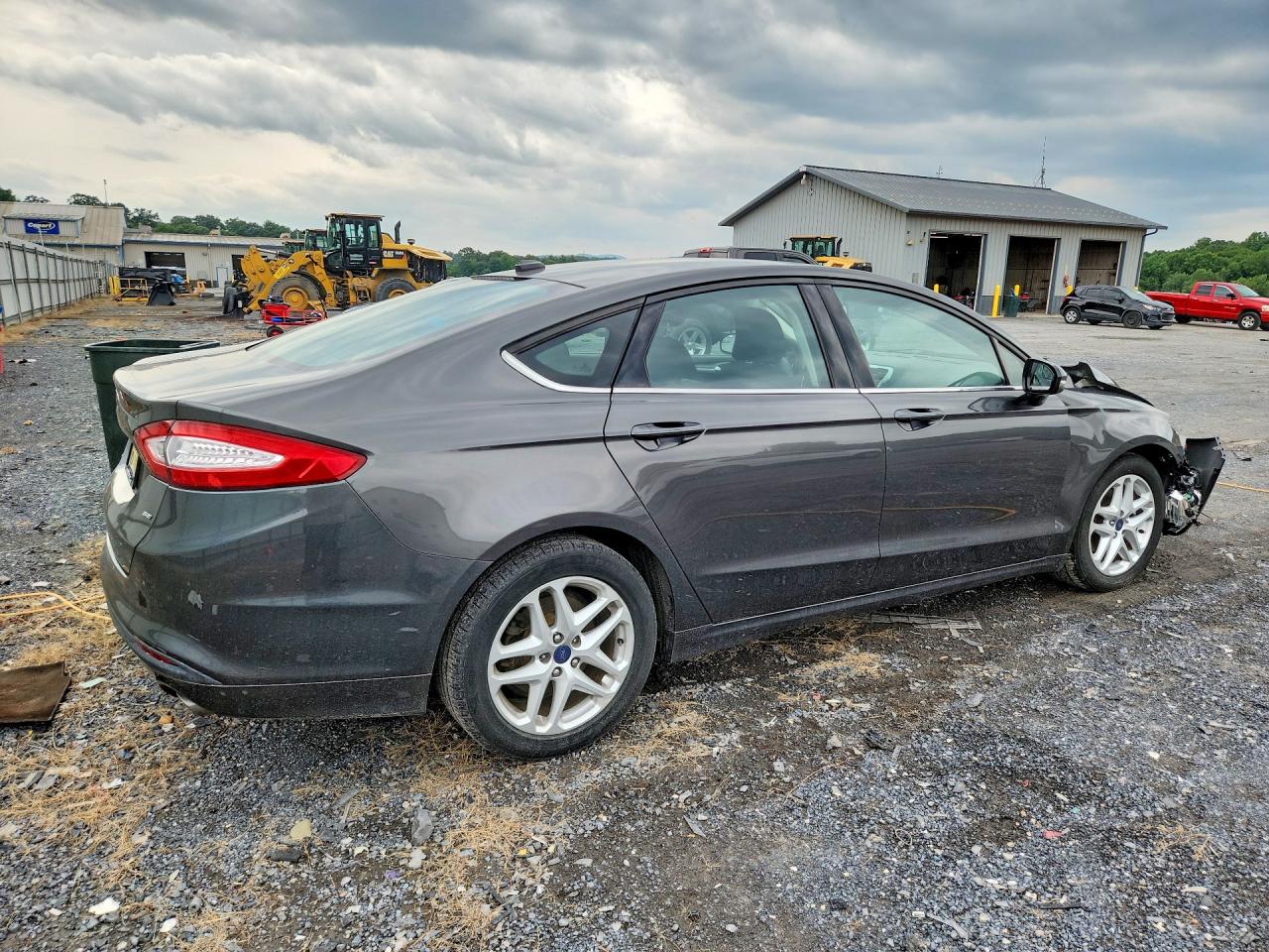 2015 Ford Fusion Se Gray vin: 3FA6P0H74FR241601