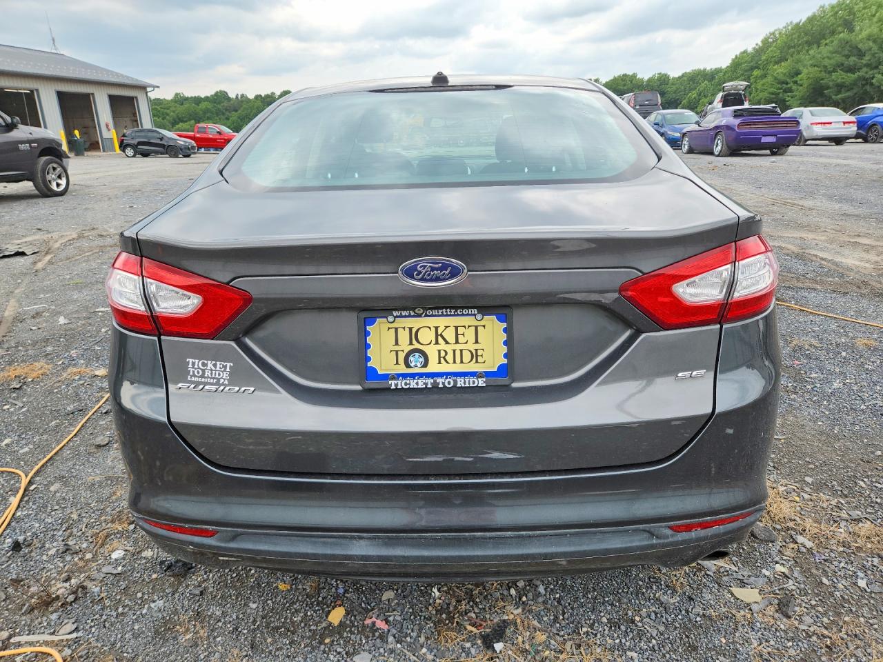 2015 Ford Fusion Se Gray vin: 3FA6P0H74FR241601