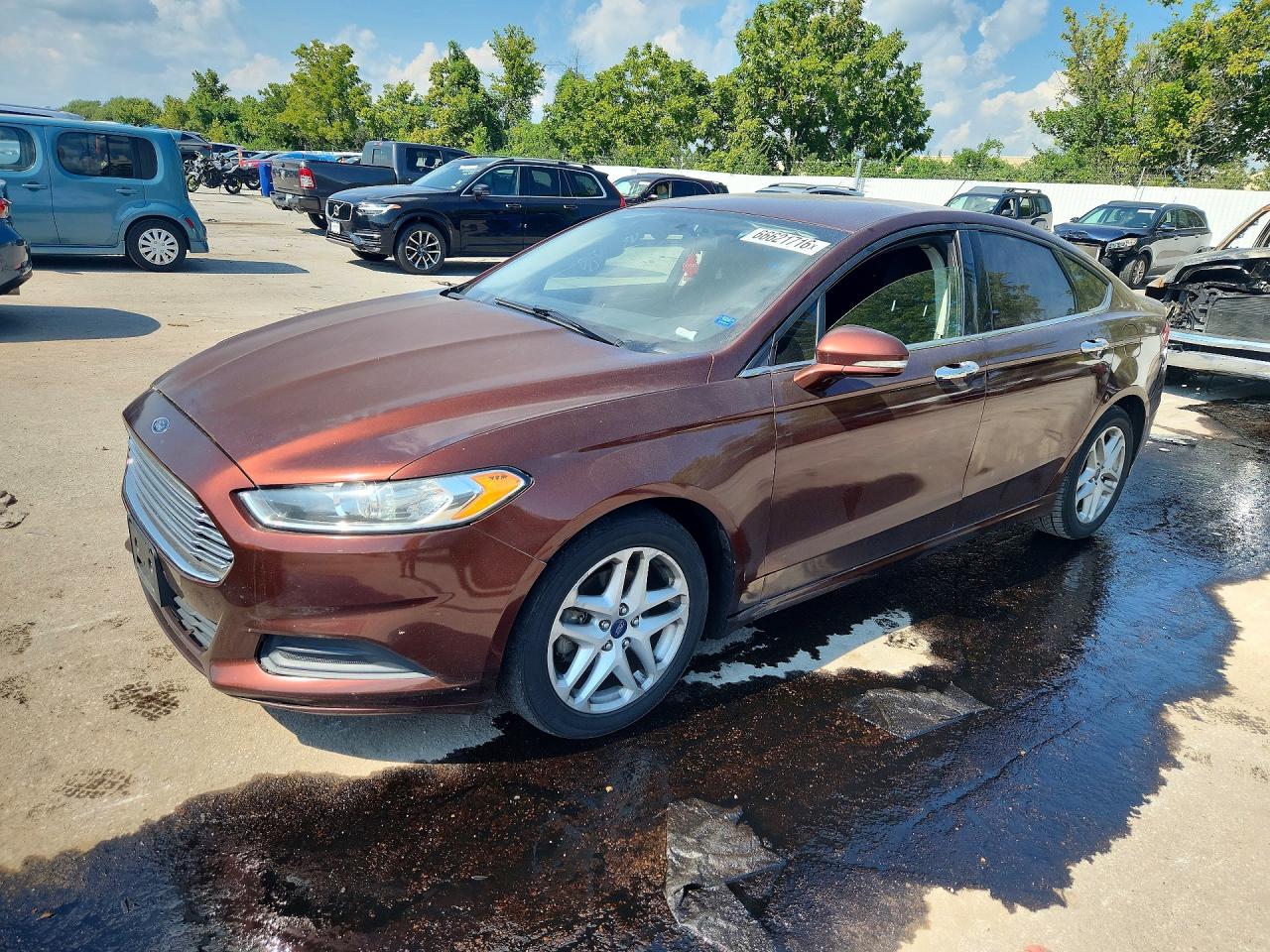 2015 Ford Fusion Se Maroon vin: 3FA6P0H74FR263484