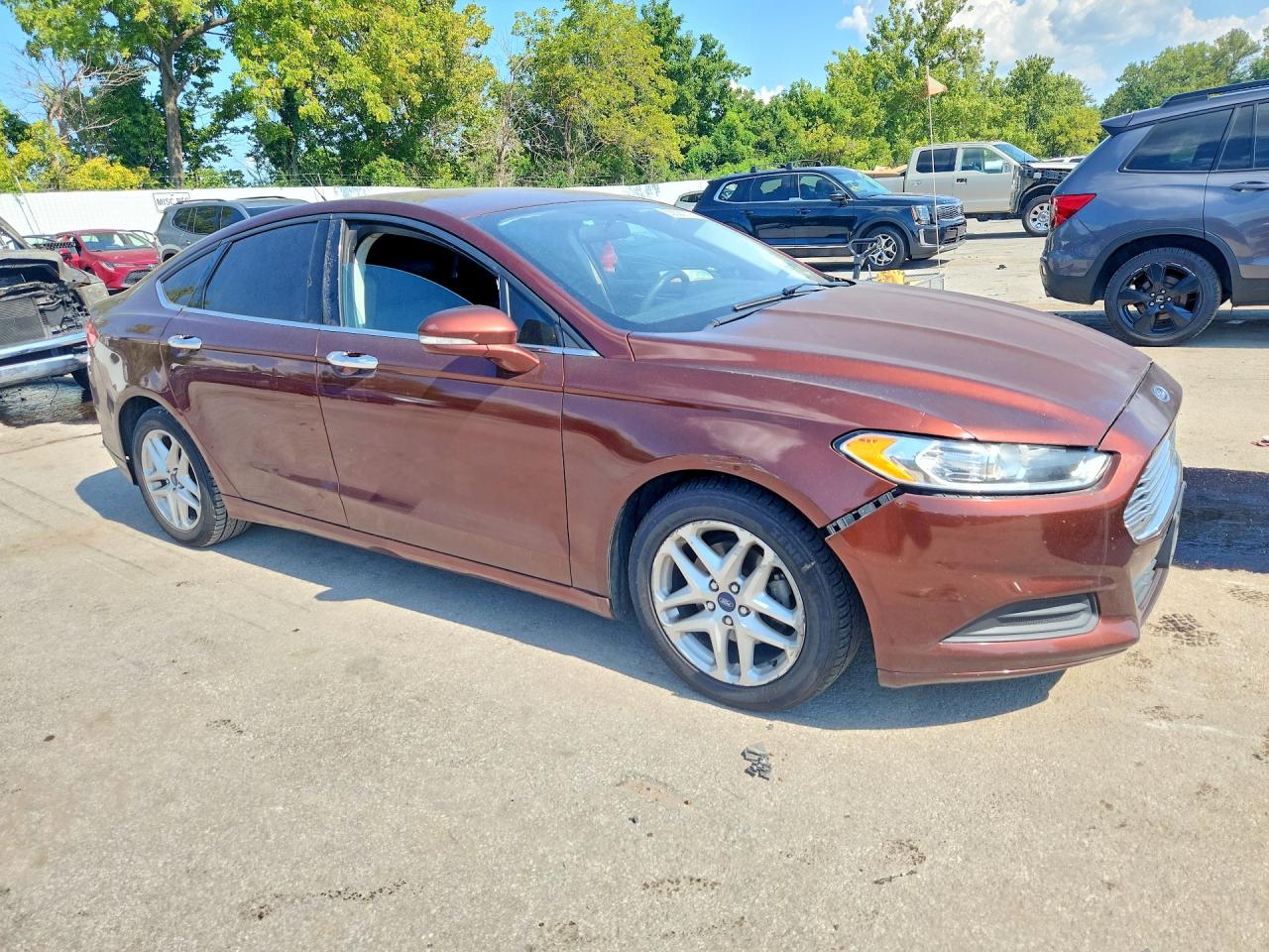 2015 Ford Fusion Se Maroon vin: 3FA6P0H74FR263484