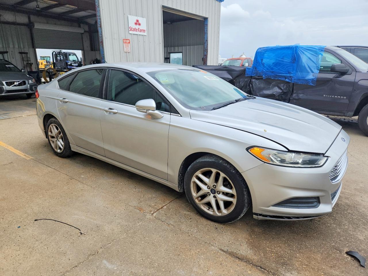 2015 Ford Fusion Se Silver vin: 3FA6P0H74FR288336
