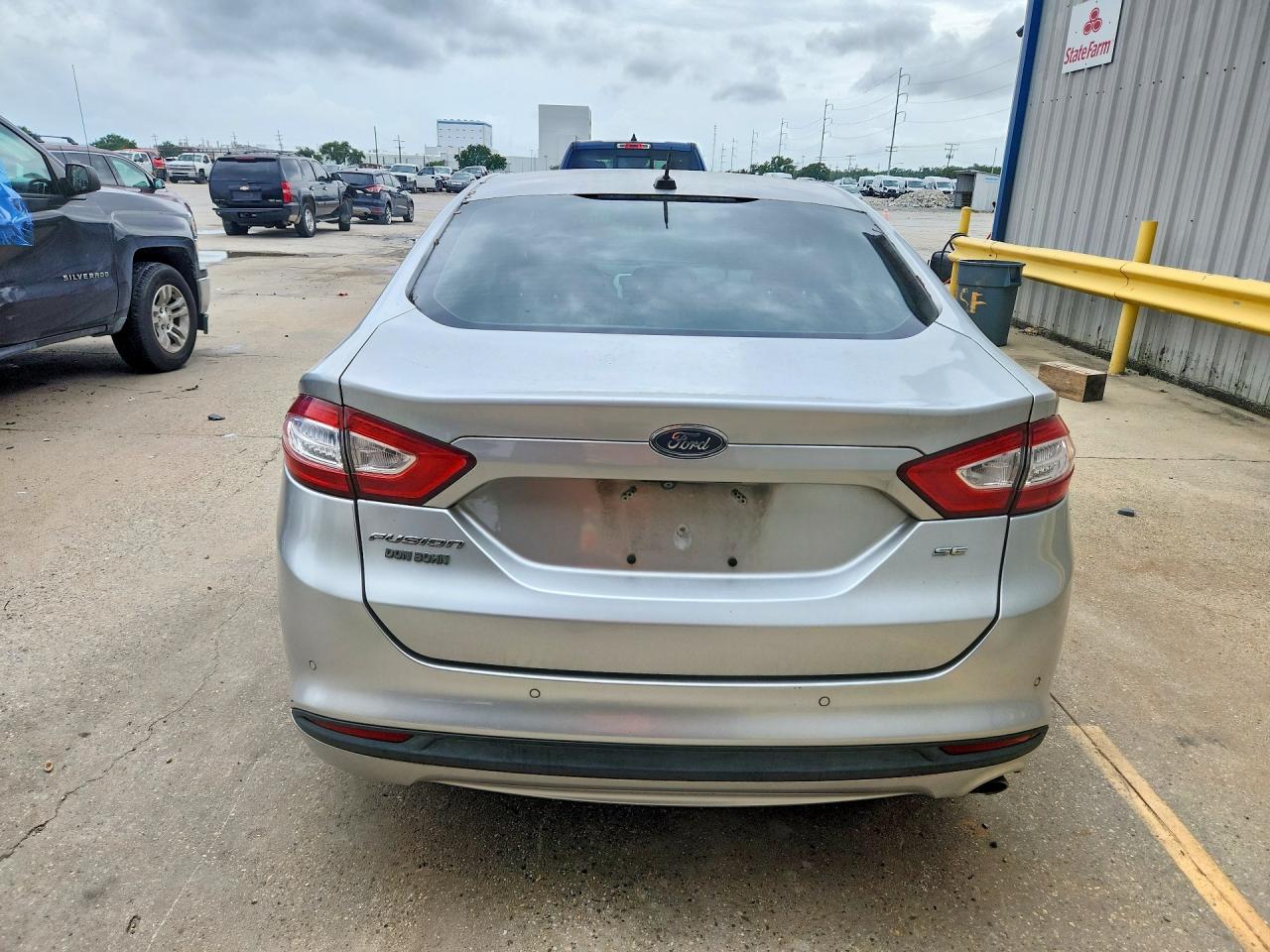 2015 Ford Fusion Se Silver vin: 3FA6P0H74FR288336