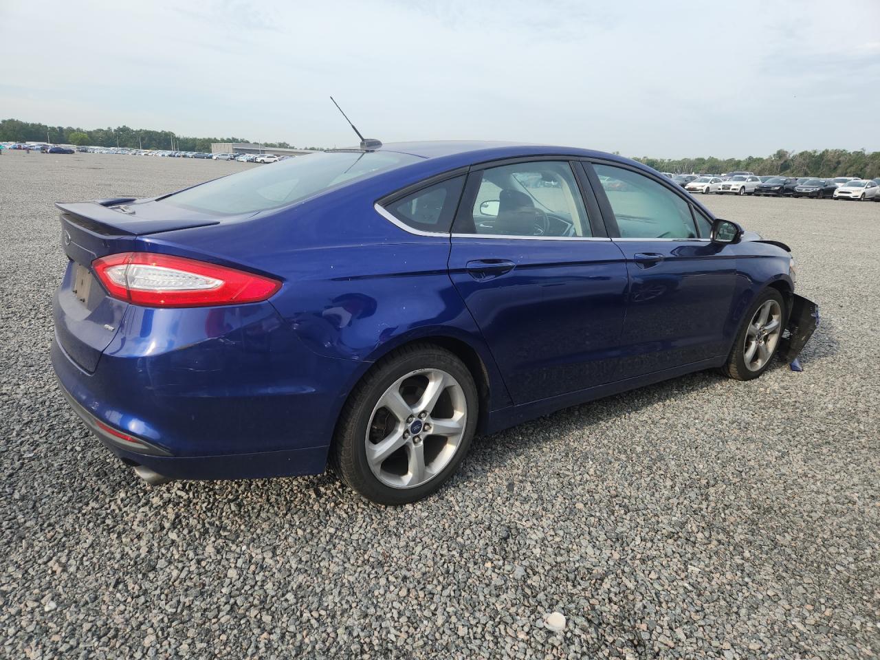 2015 Ford Fusion Se Blue vin: 3FA6P0H74FR290121