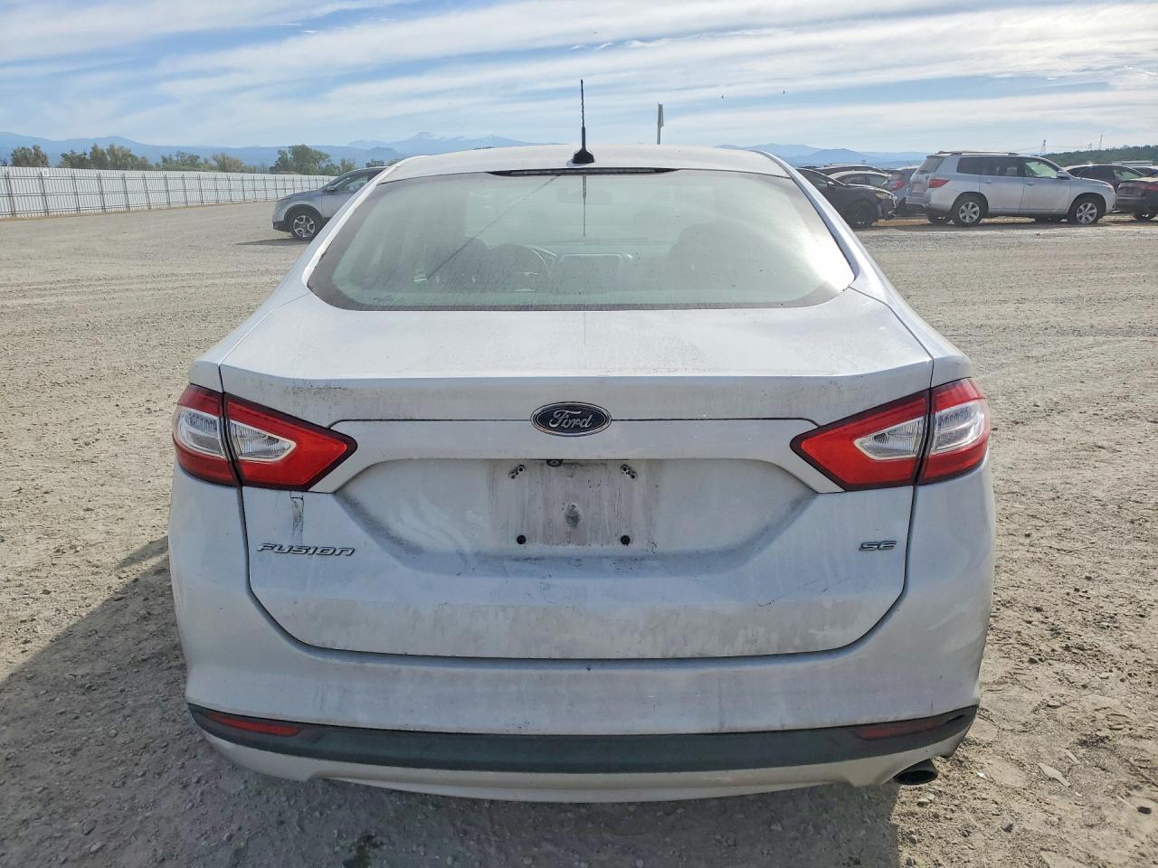 2016 Ford Fusion Se White vin: 3FA6P0H74GR117183