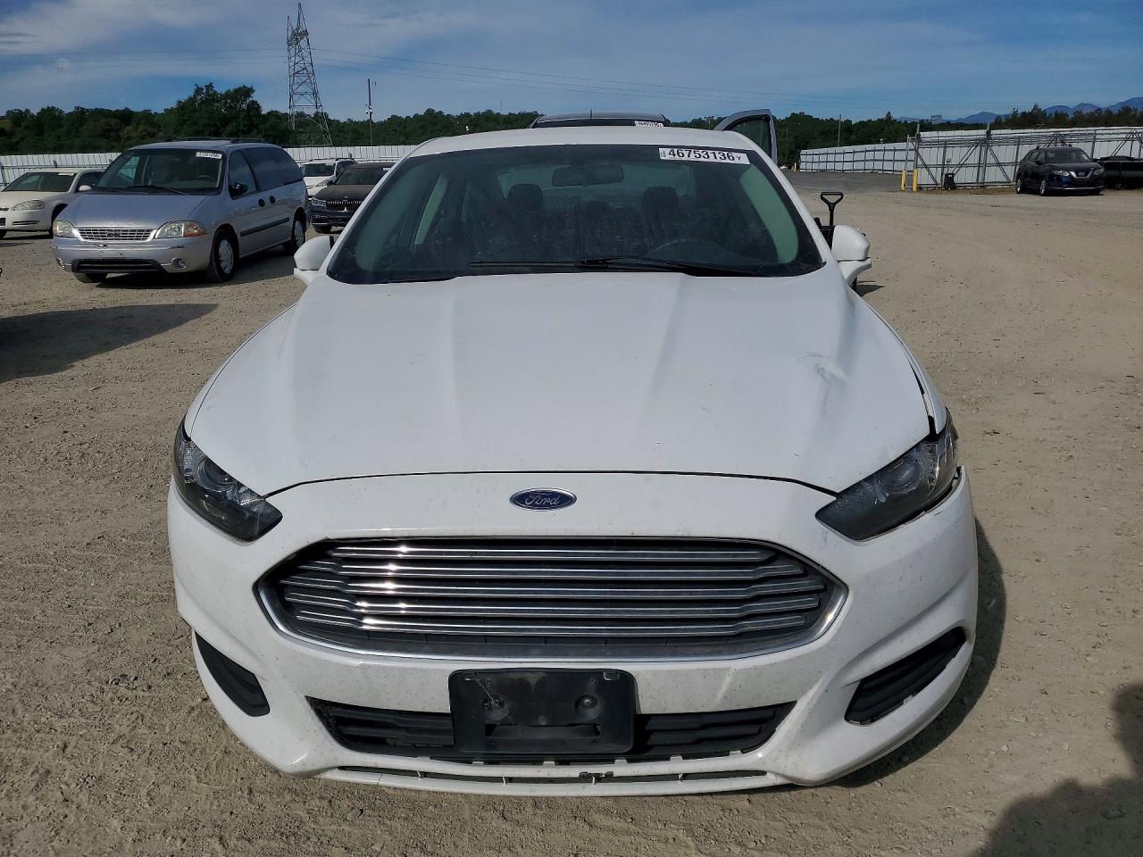 2016 Ford Fusion Se White vin: 3FA6P0H74GR117183