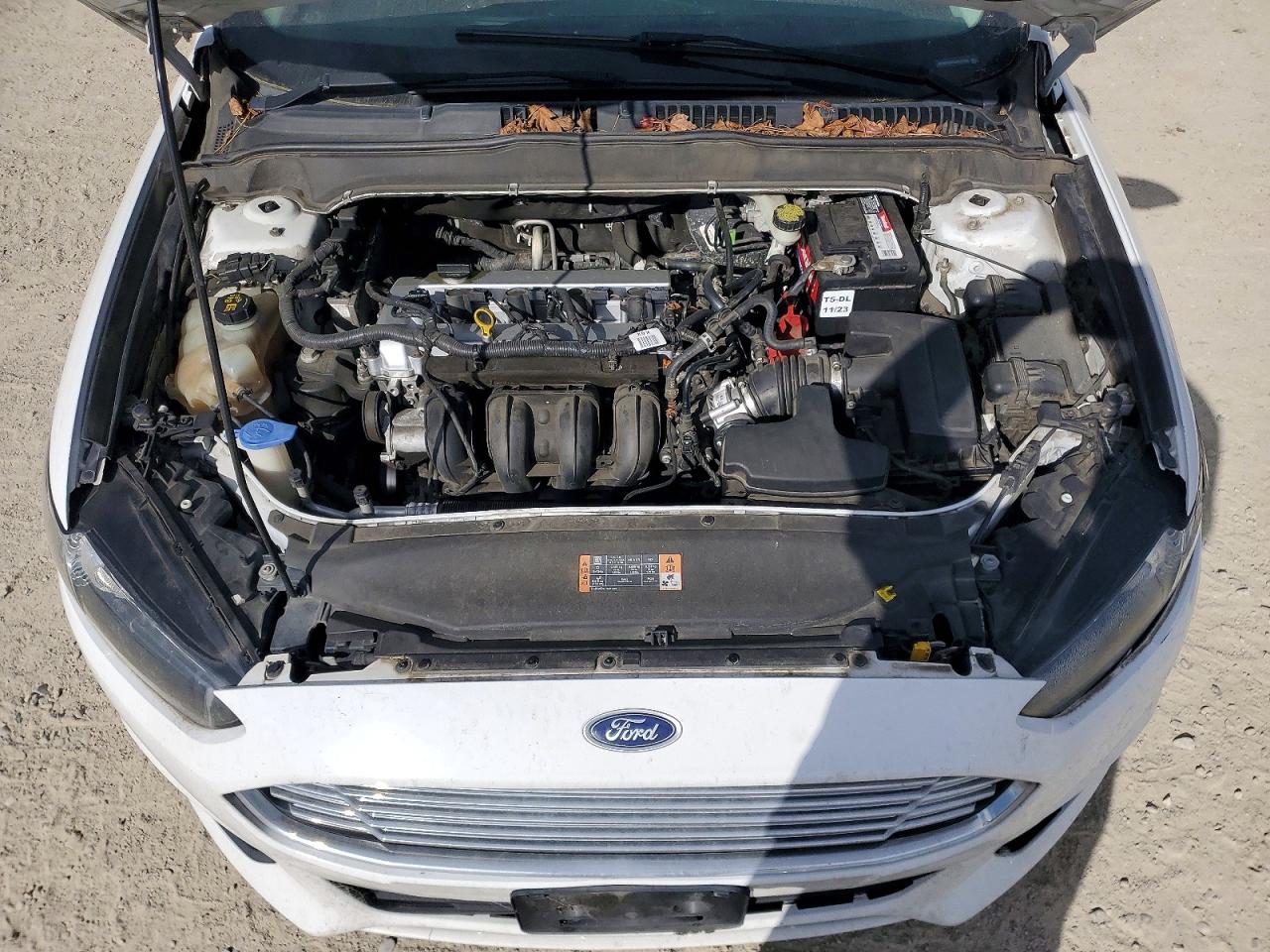 2016 Ford Fusion Se White vin: 3FA6P0H74GR117183