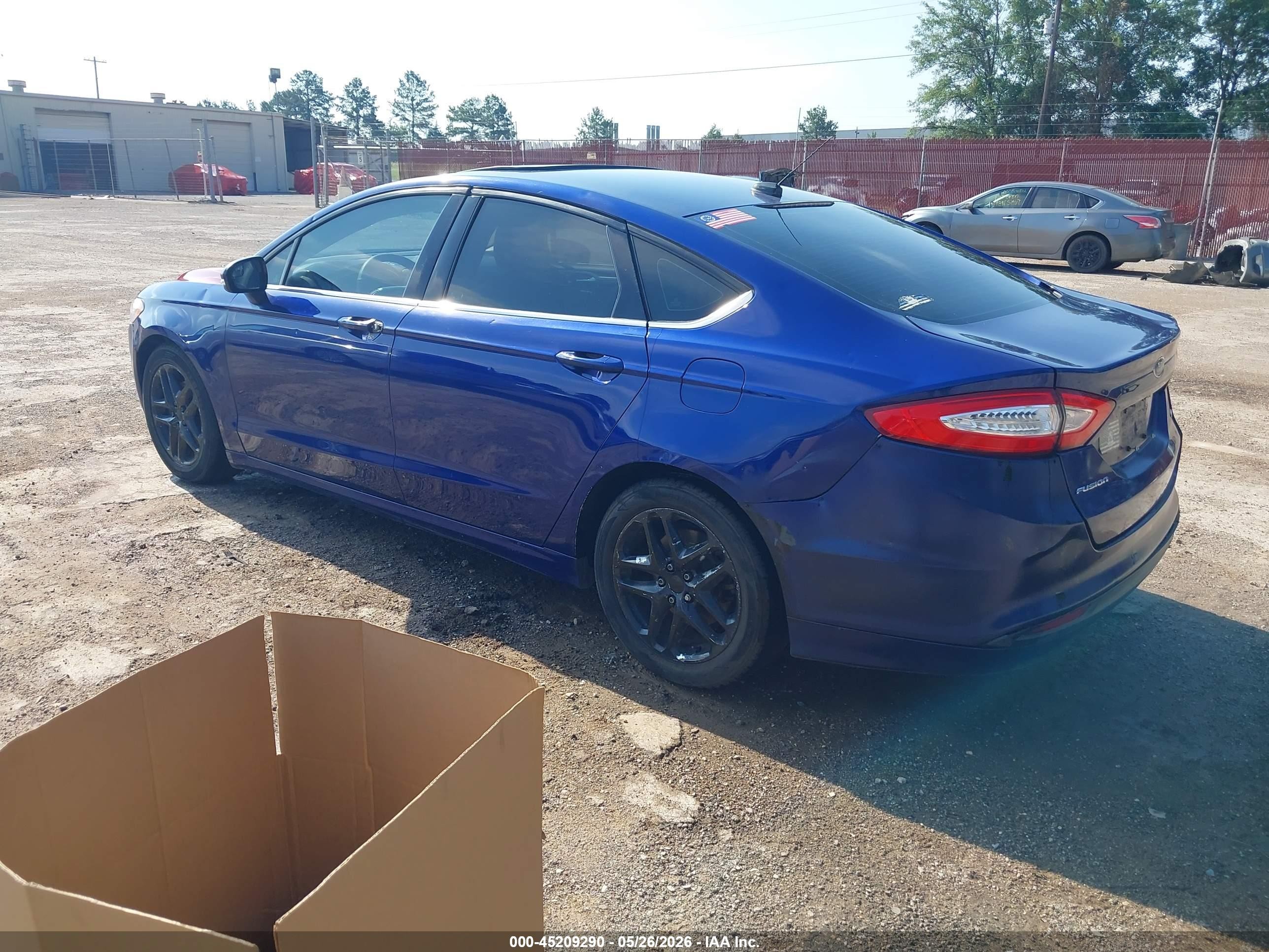 2016 Ford Fusion Se Blue vin: 3FA6P0H74GR170420