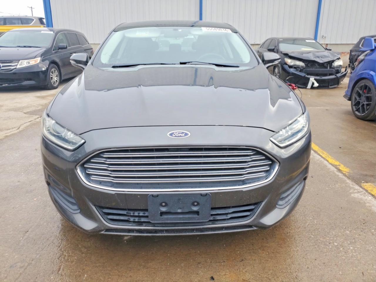 2016 Ford Fusion Se Gray vin: 3FA6P0H74GR225058