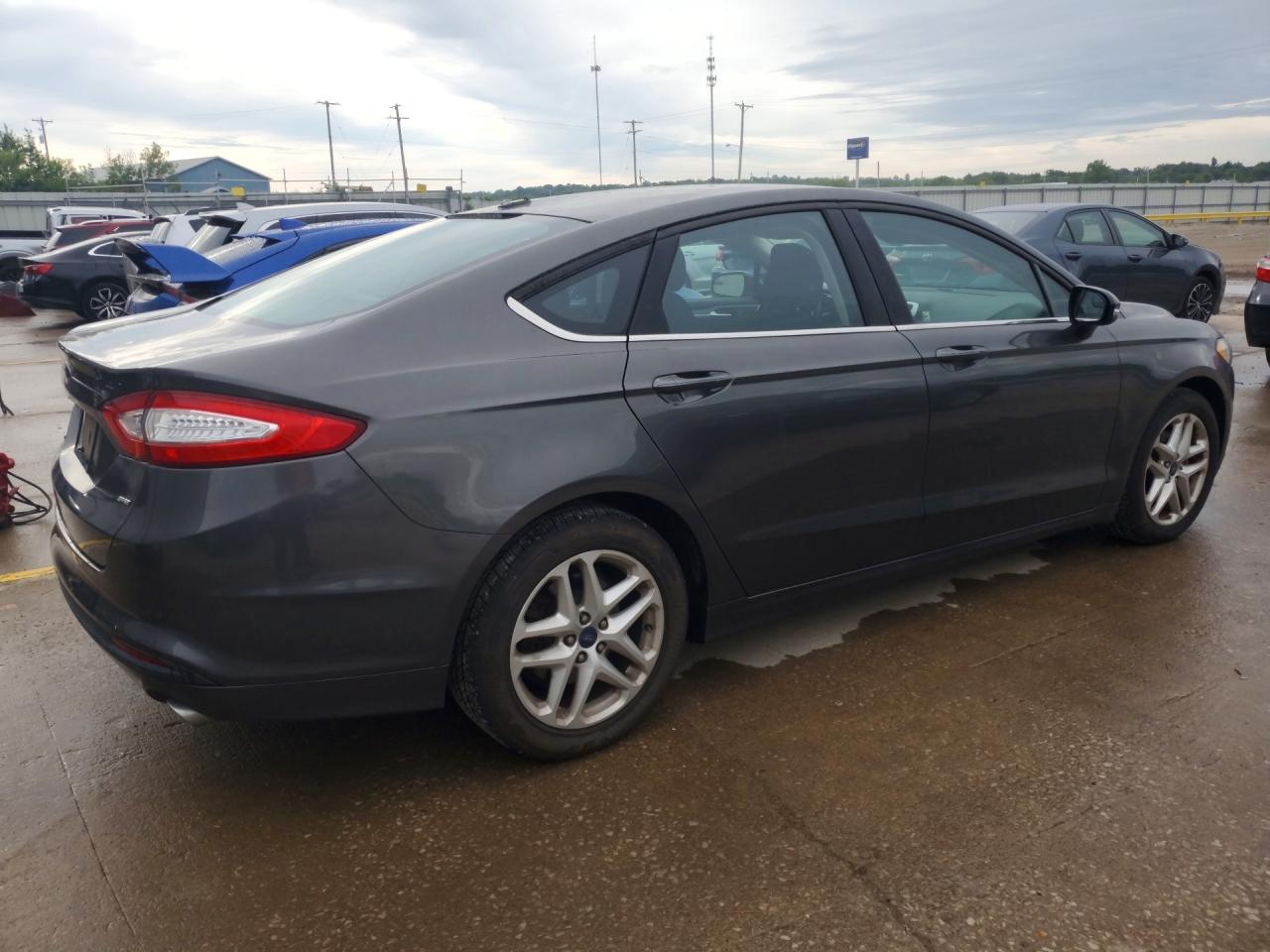 2016 Ford Fusion Se Gray vin: 3FA6P0H74GR225058