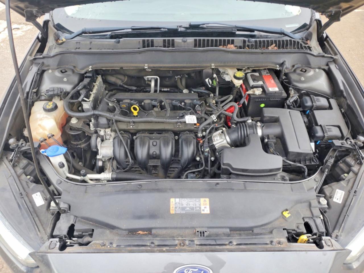 2016 Ford Fusion Se Gray vin: 3FA6P0H74GR225058