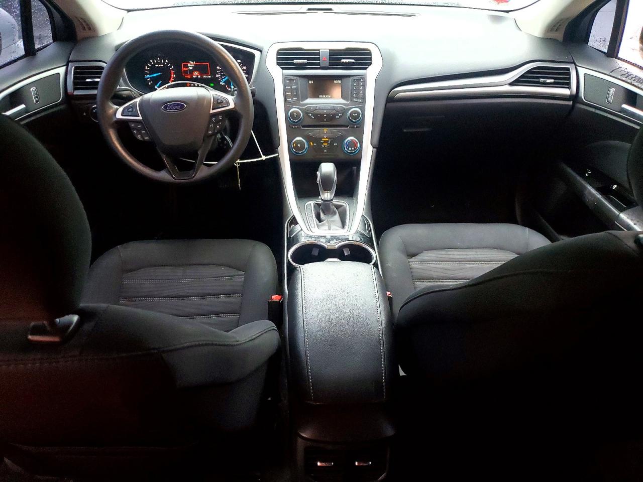 2016 Ford Fusion Se White vin: 3FA6P0H74GR307386