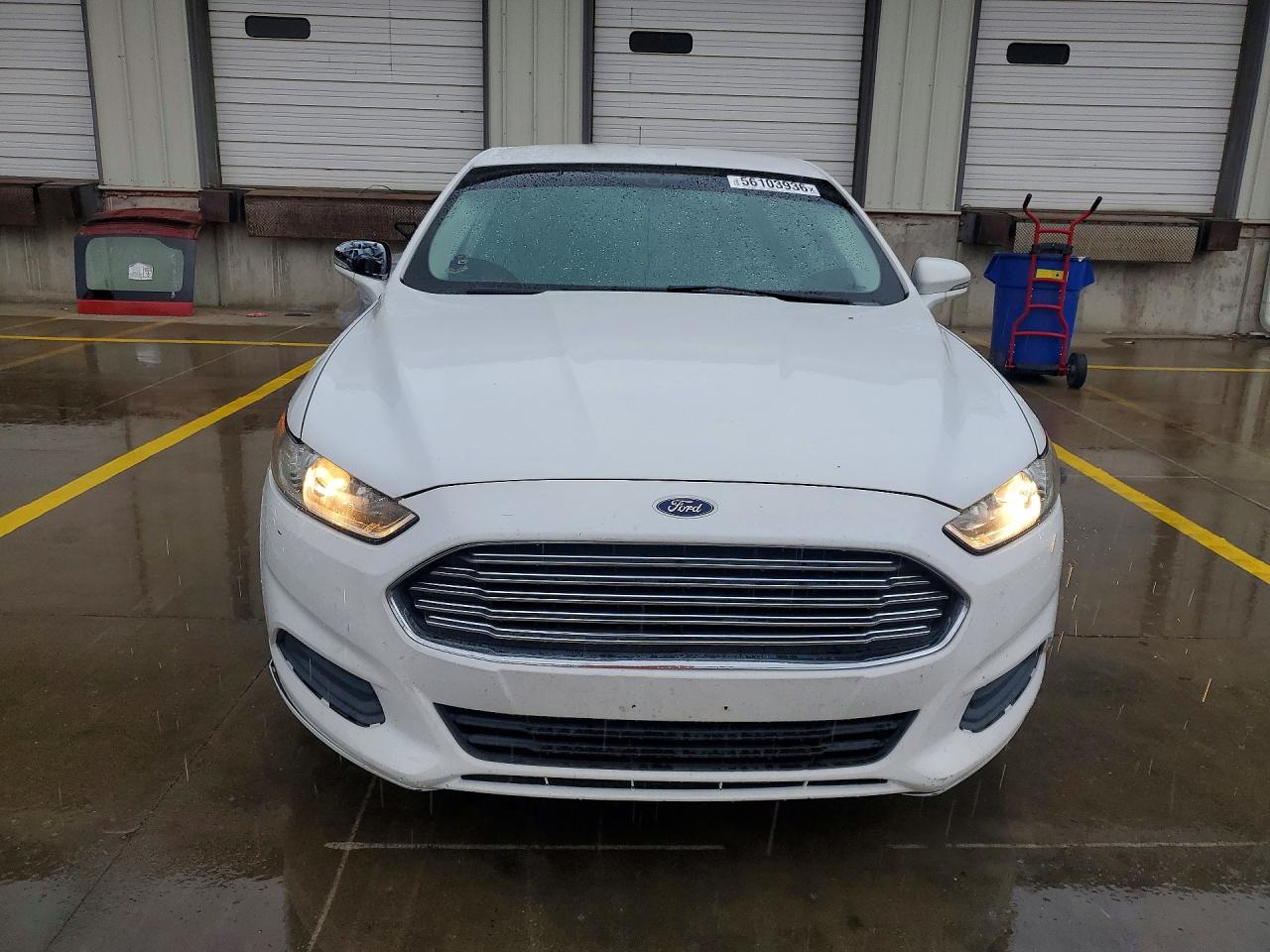 2016 Ford Fusion Se White vin: 3FA6P0H74GR307386
