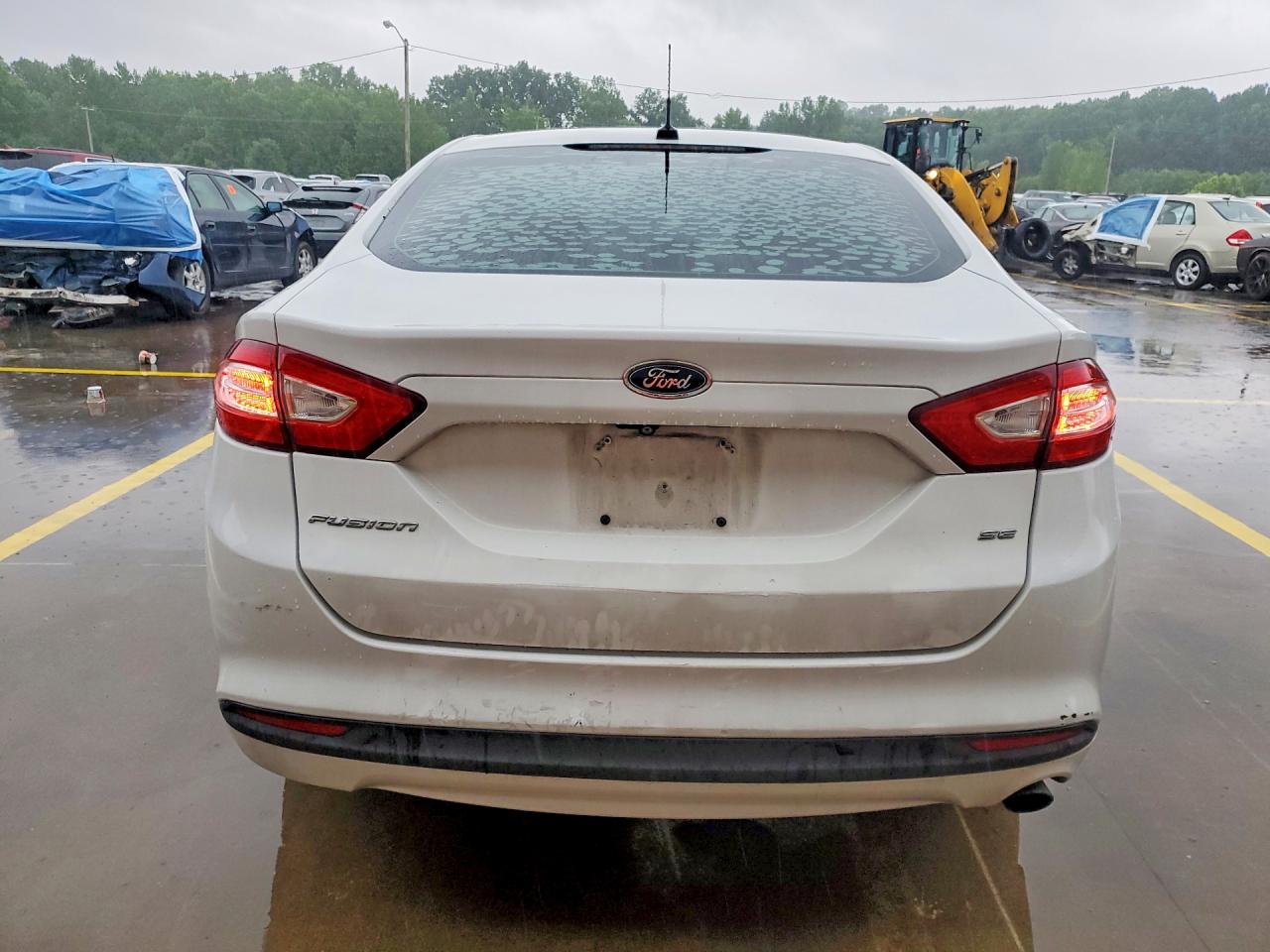 2016 Ford Fusion Se White vin: 3FA6P0H74GR307386