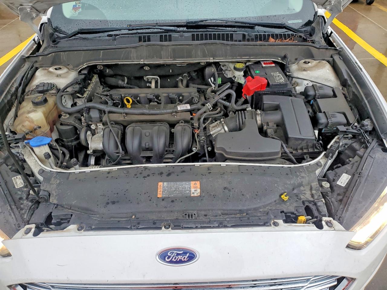 2016 Ford Fusion Se White vin: 3FA6P0H74GR307386