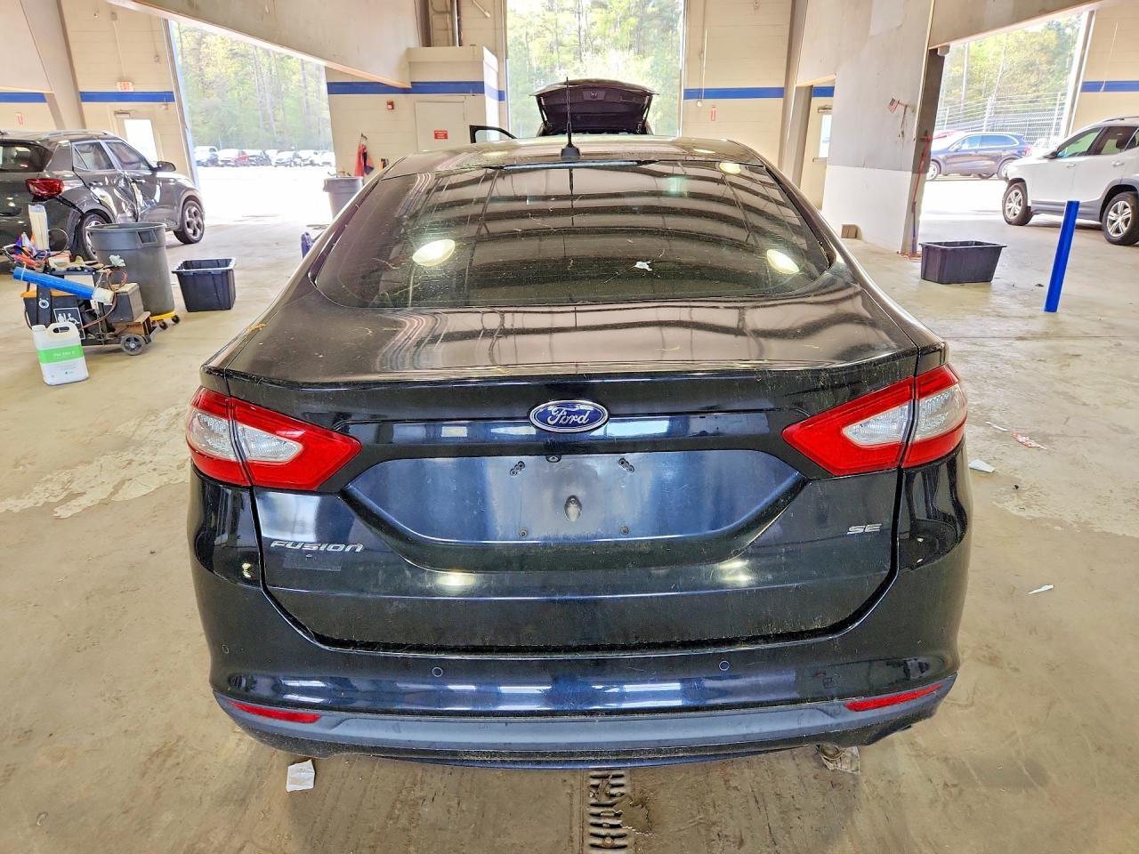 2016 Ford Fusion Se Black vin: 3FA6P0H74GR312071