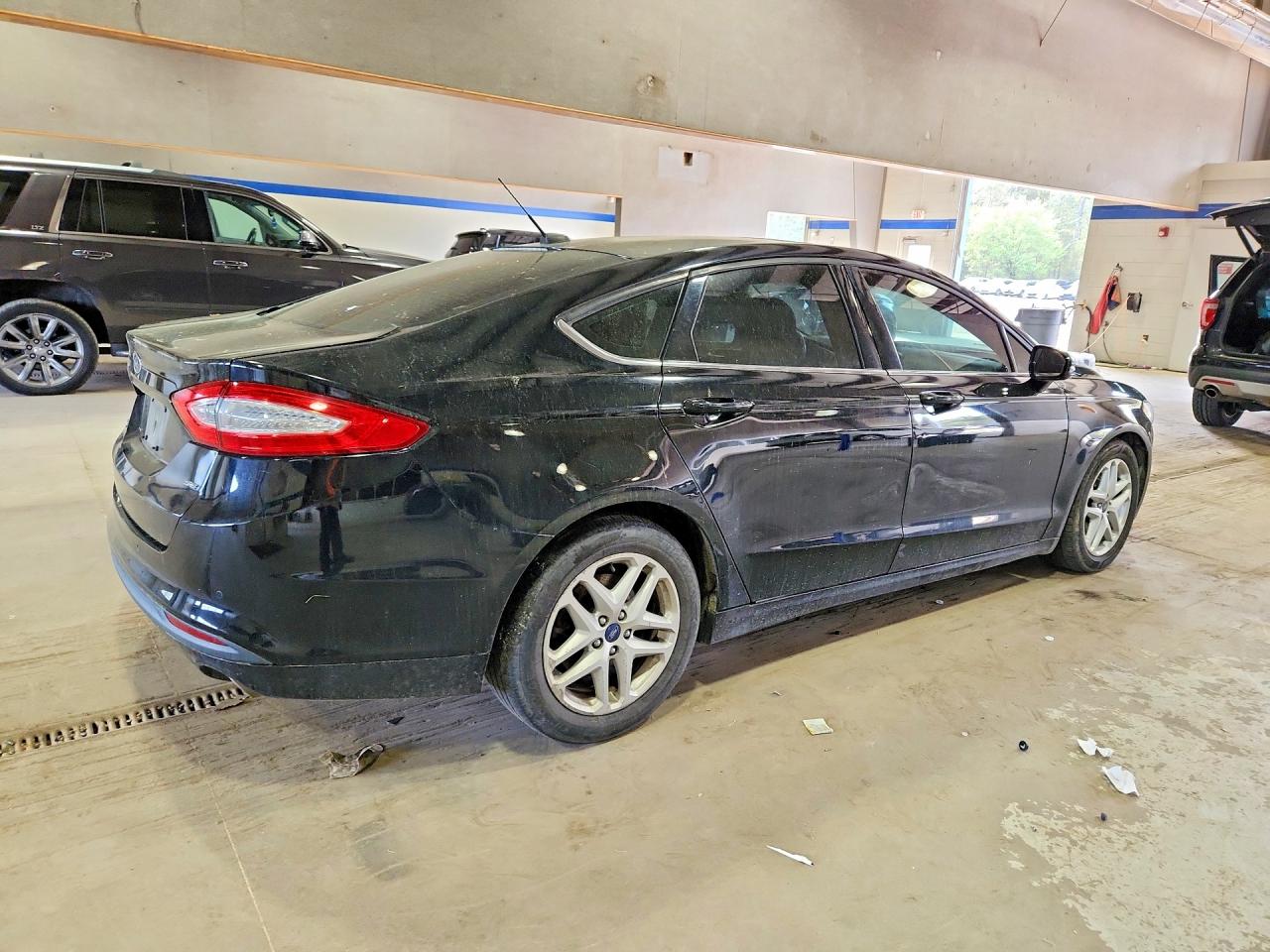 2016 Ford Fusion Se Black vin: 3FA6P0H74GR312071