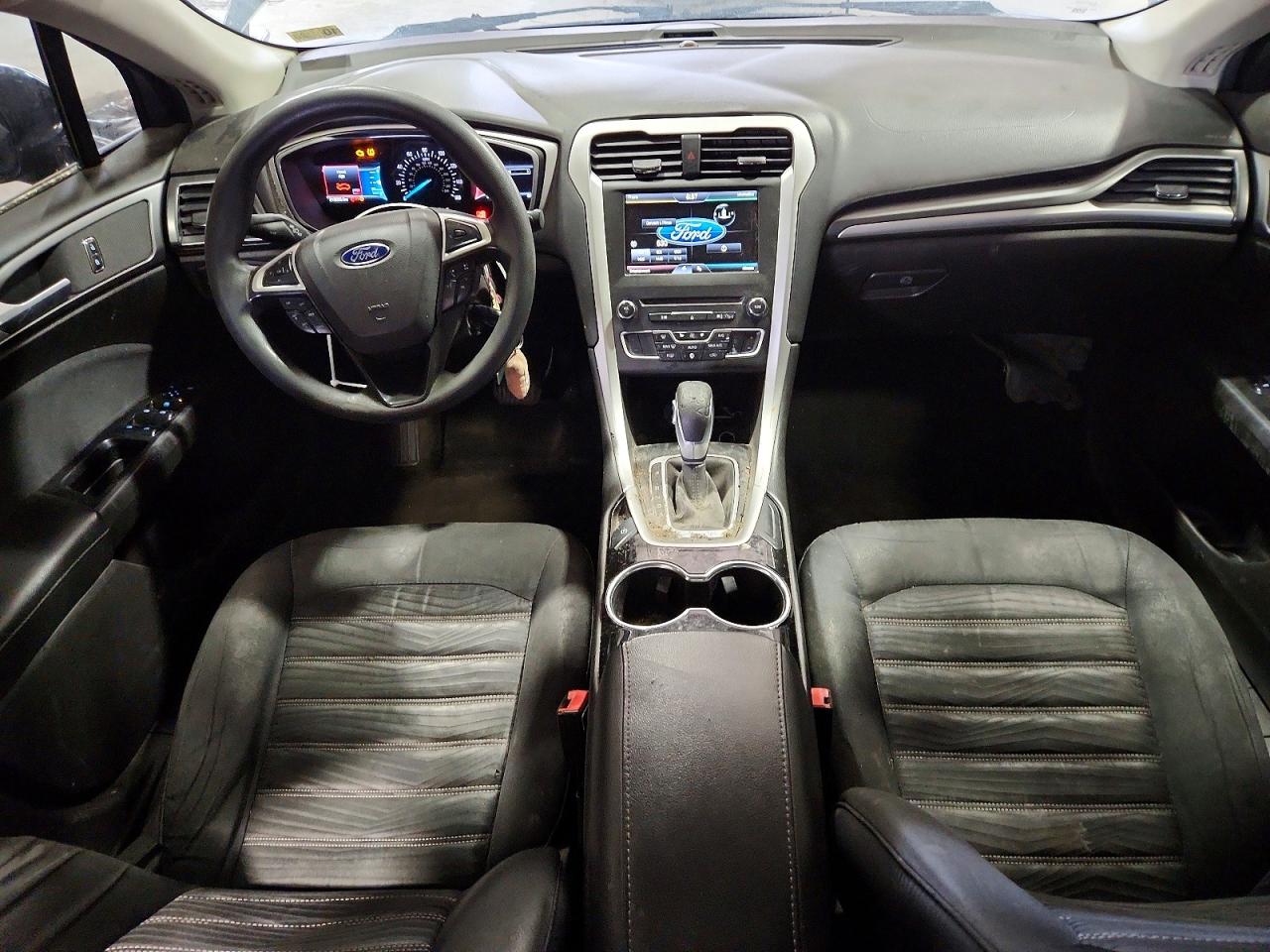 2016 Ford Fusion Se Black vin: 3FA6P0H74GR312071