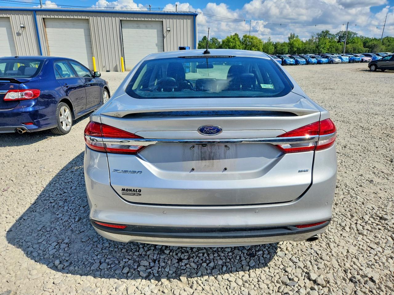 2017 Ford Fusion Se Silver vin: 3FA6P0H74HR225949