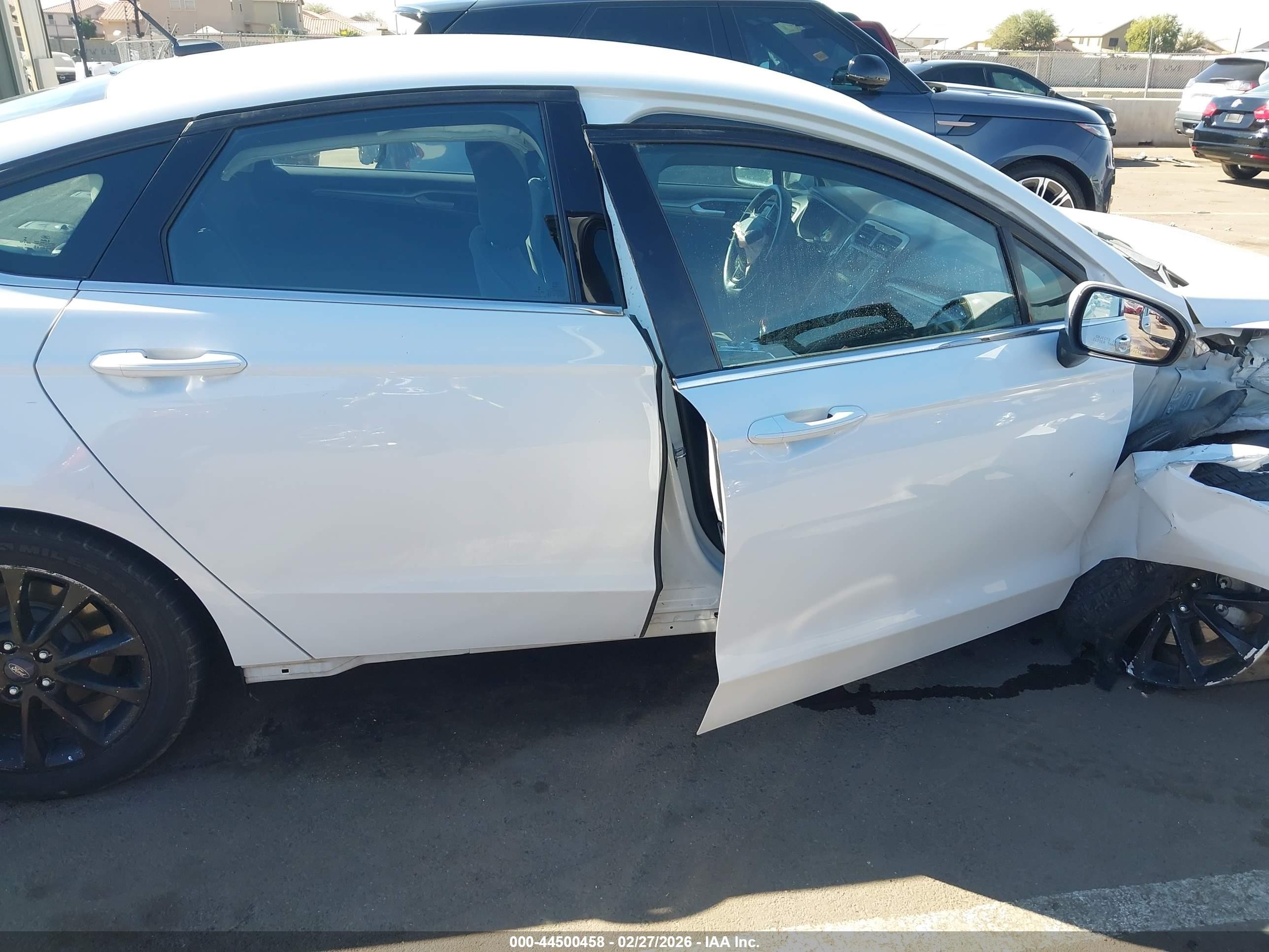 2017 Ford Fusion Se White vin: 3FA6P0H74HR237308