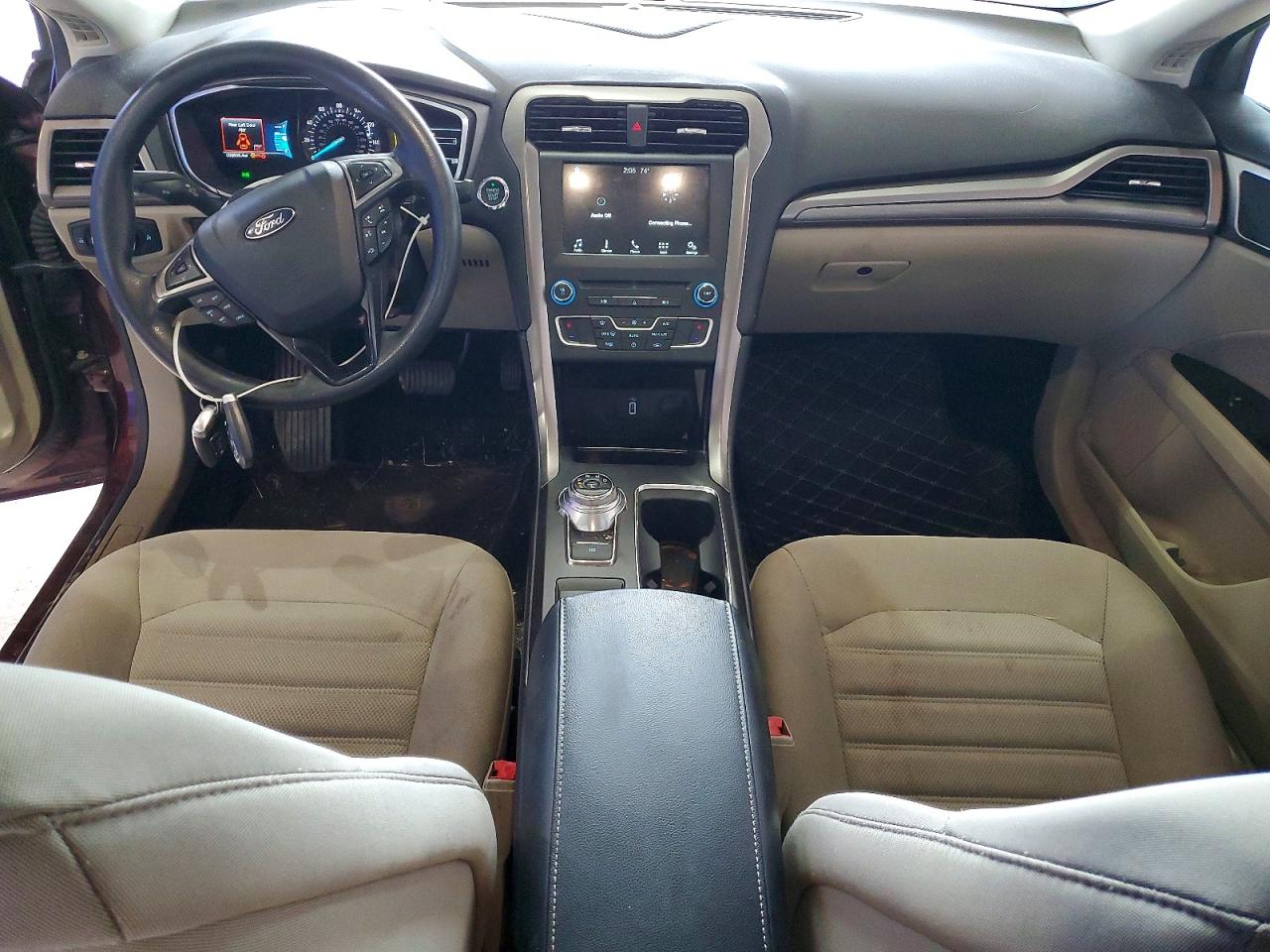 2017 Ford Fusion Se Burgundy vin: 3FA6P0H74HR403567