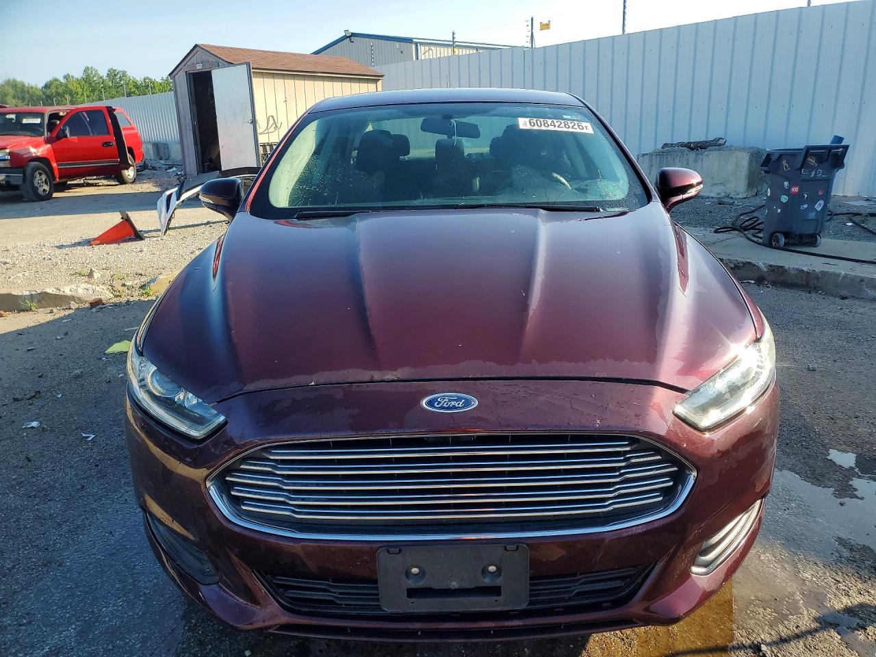 2013 Ford Fusion Se Burgundy vin: 3FA6P0H75DR104938