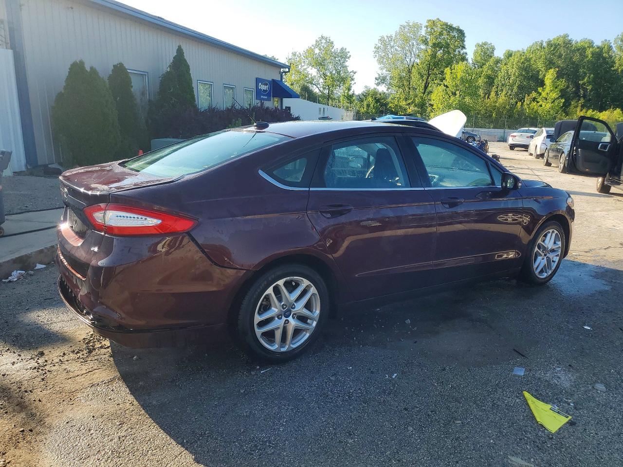 2013 Ford Fusion Se Burgundy vin: 3FA6P0H75DR104938