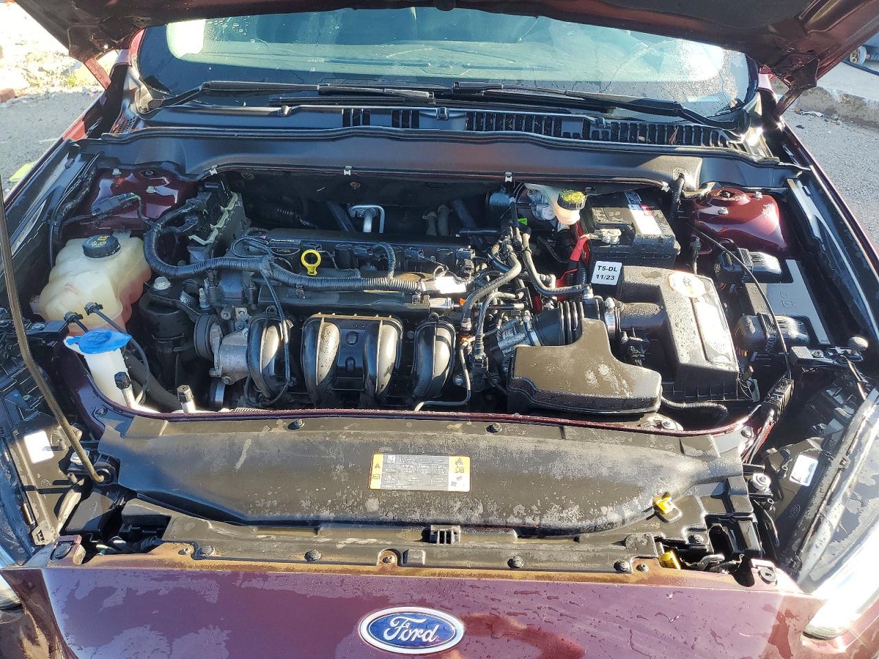 2013 Ford Fusion Se Burgundy vin: 3FA6P0H75DR104938