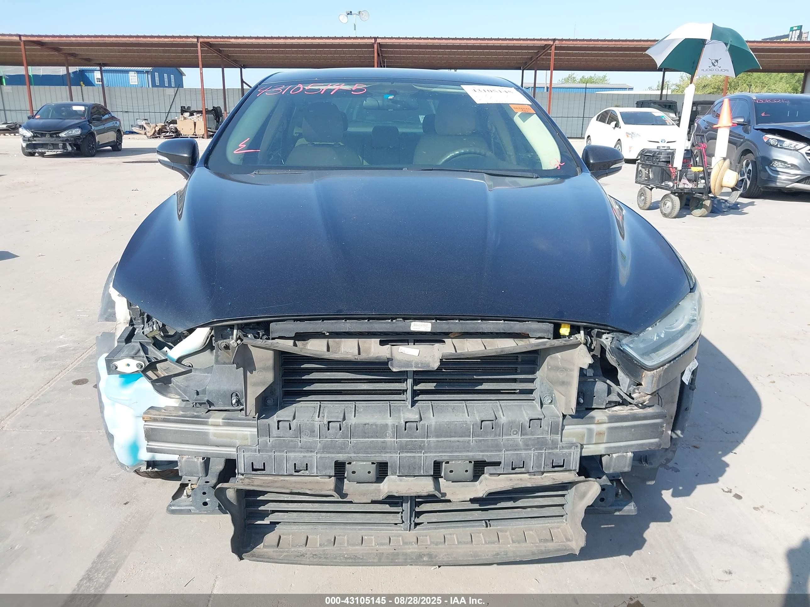 2013 Ford Fusion Se Black vin: 3FA6P0H75DR133100