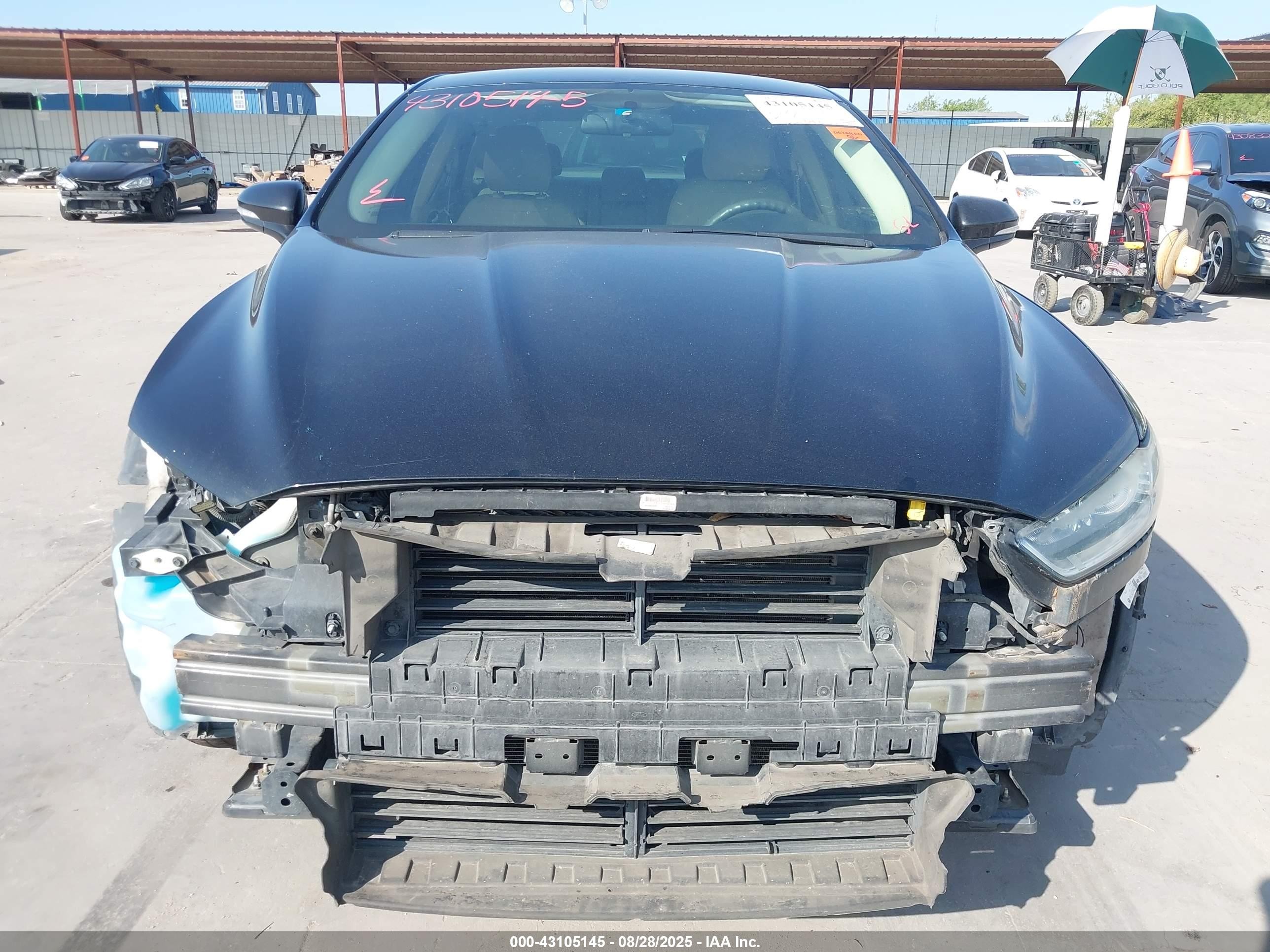 2013 Ford Fusion Se Black vin: 3FA6P0H75DR133100