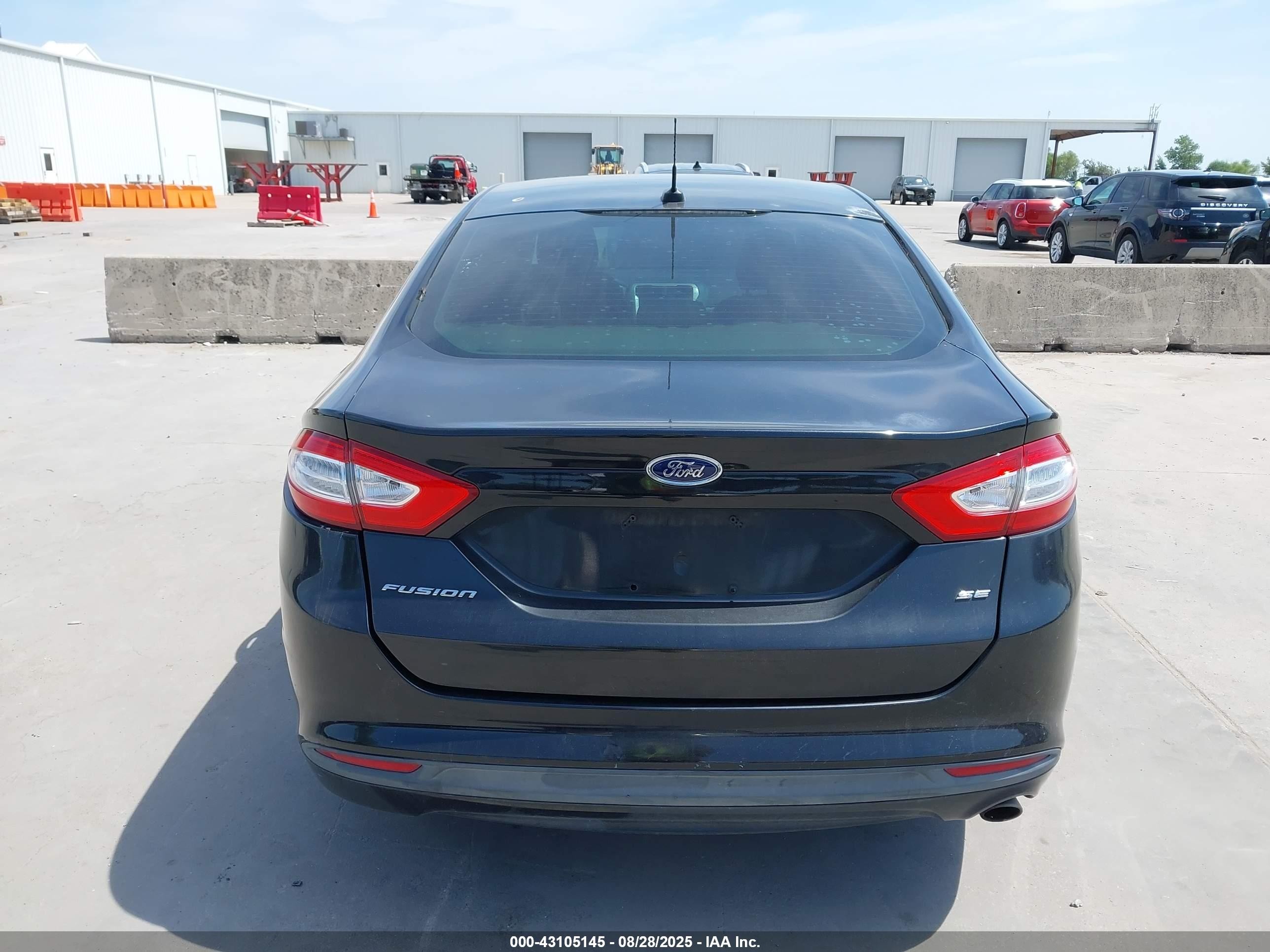 2013 Ford Fusion Se Black vin: 3FA6P0H75DR133100